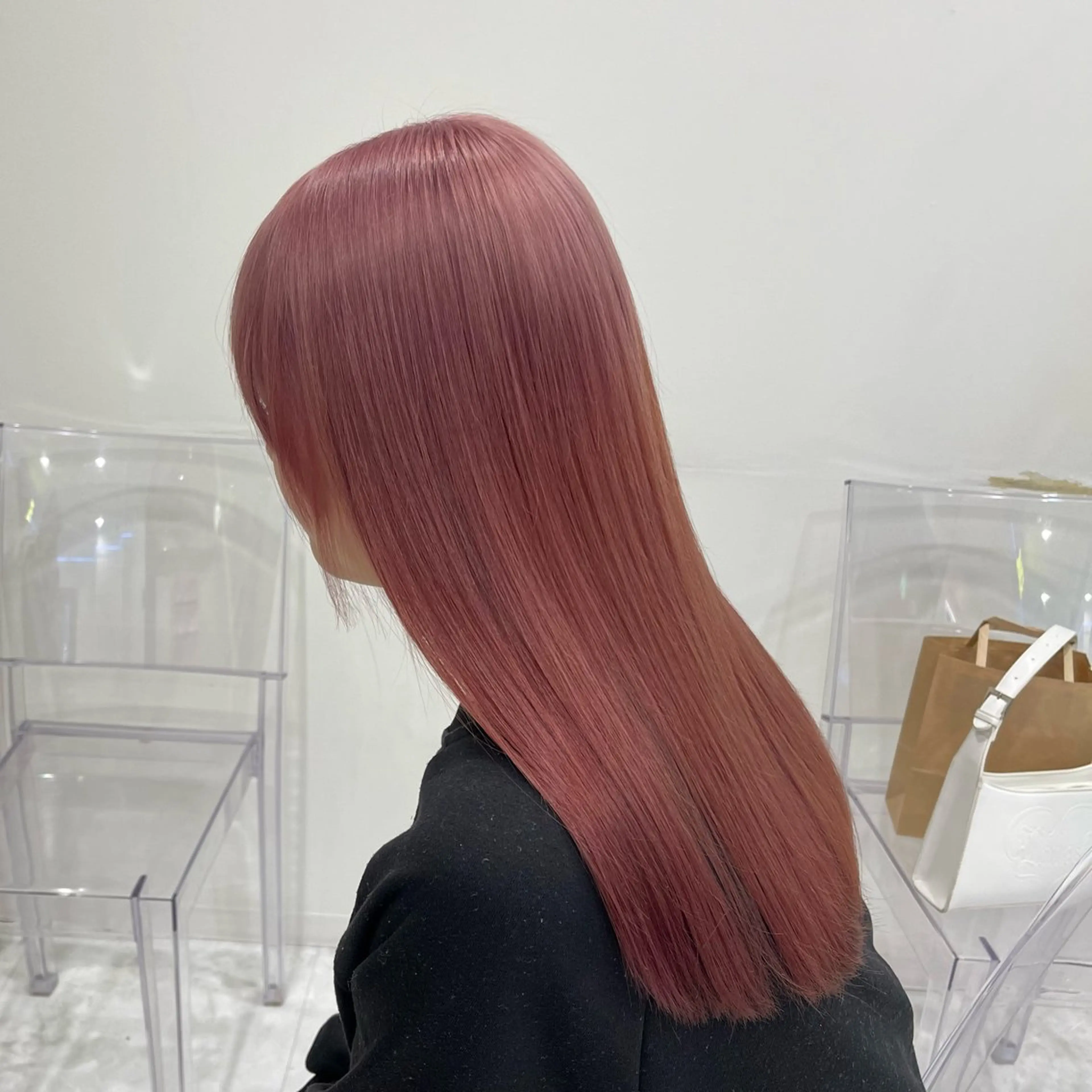 ミディアム カラー 🎀🧁ダメージレス 艶髪カラー🧁🎀のヘアスタイル