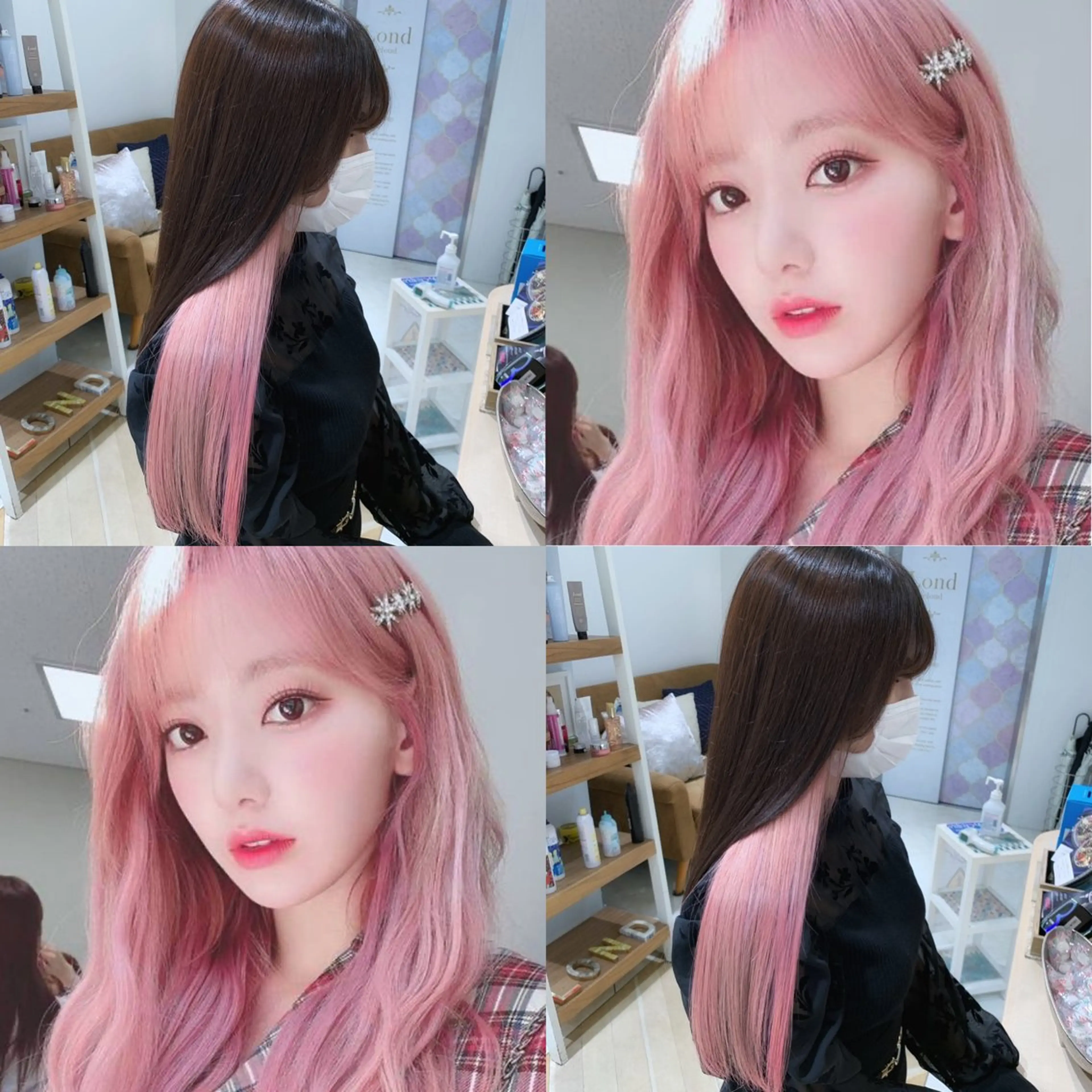 6月限定🎨K-POPアイドルのようなインナーカラー💓🫶🏻アイドルブリーチカラー2回＋ウルつやトリートメント☺️の写真