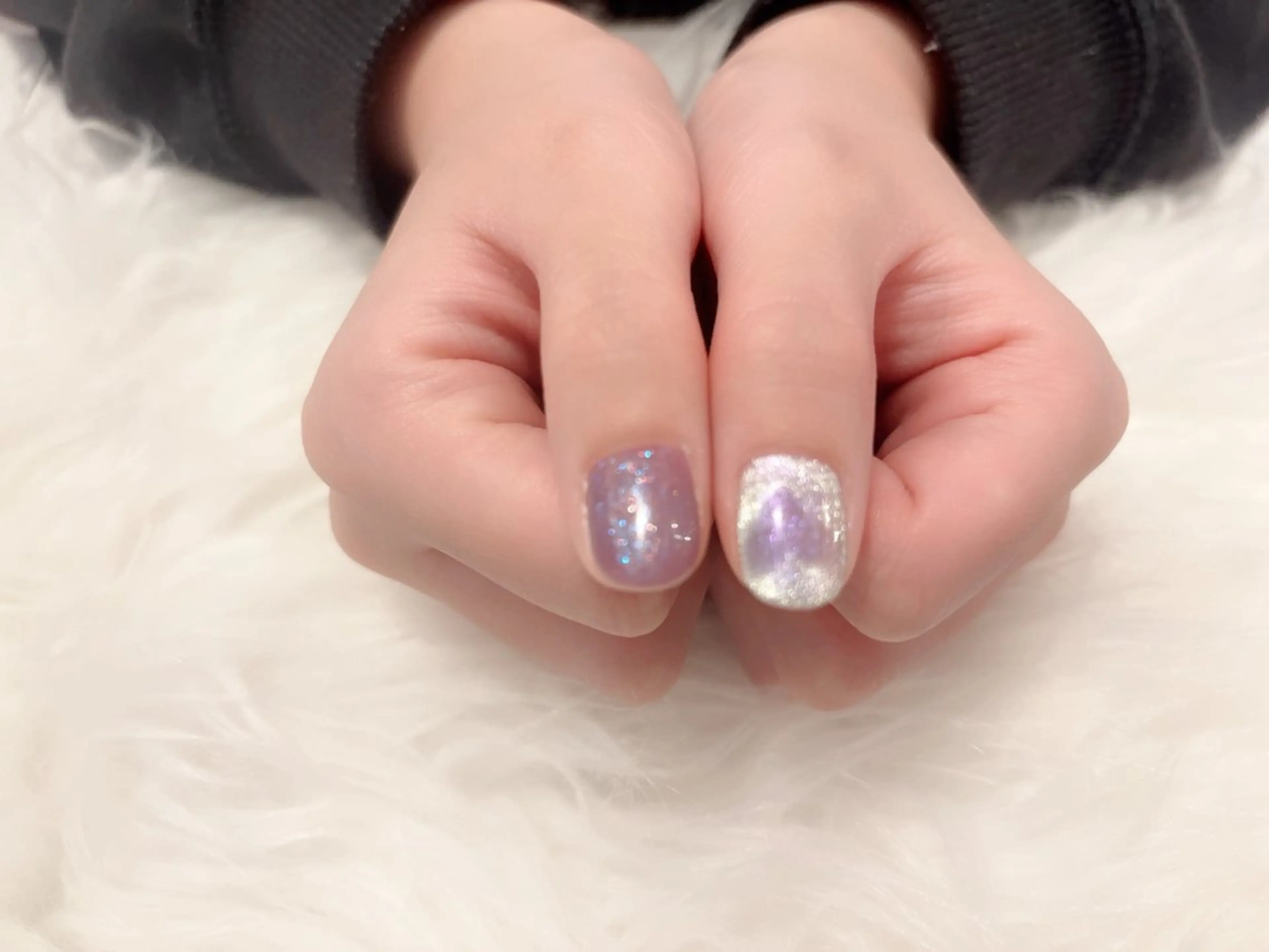 ネイル ハート マグネットネイル komohana salon🌺のネイルデザイン