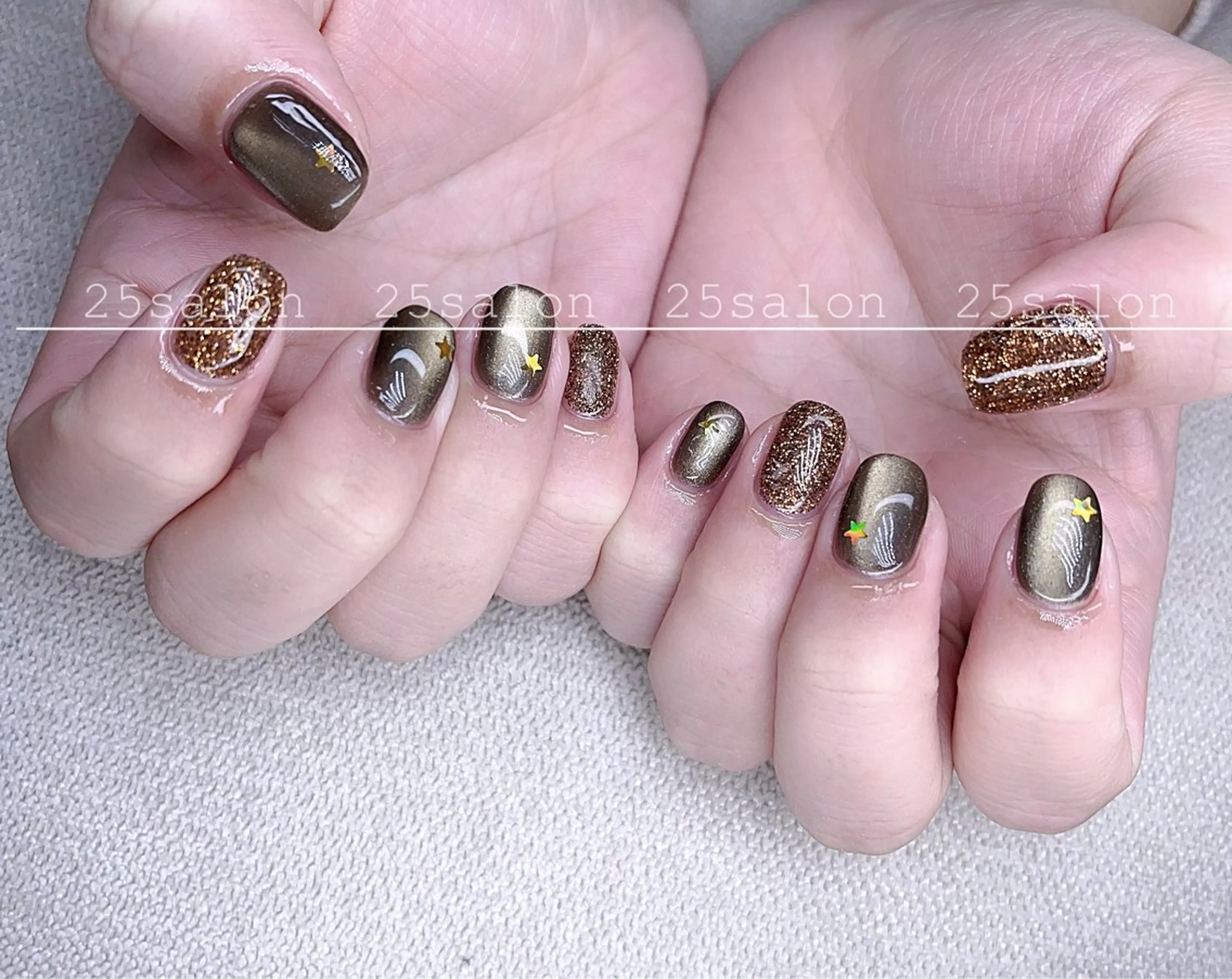 ネイル ジェルネイル 韓国ネイル ニュアンスネイル パラジェル ワンホンネイル 2 5のマツエク・マツパデザイン