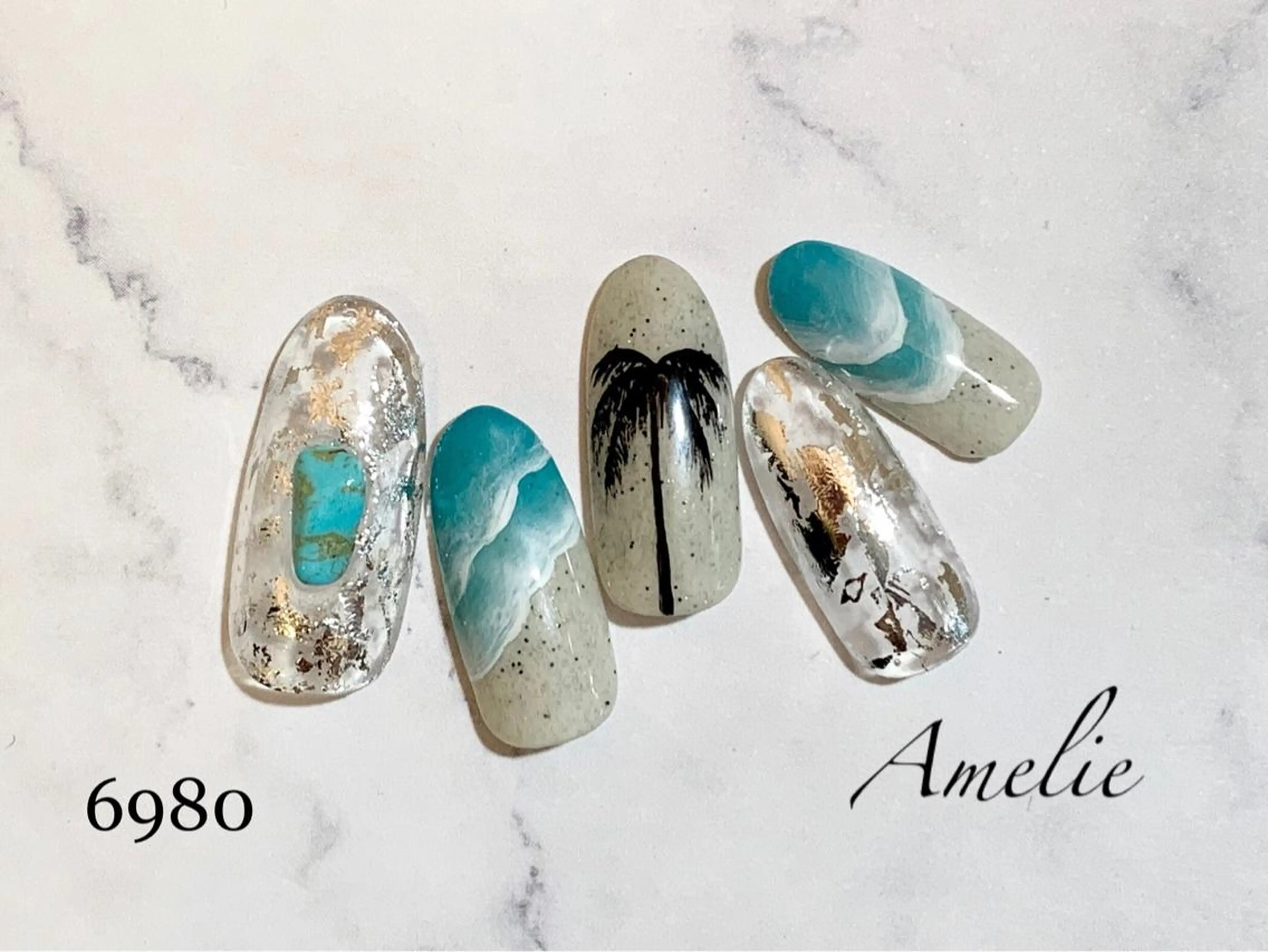 ネイル いちじゅう あおいのネイルデザイン