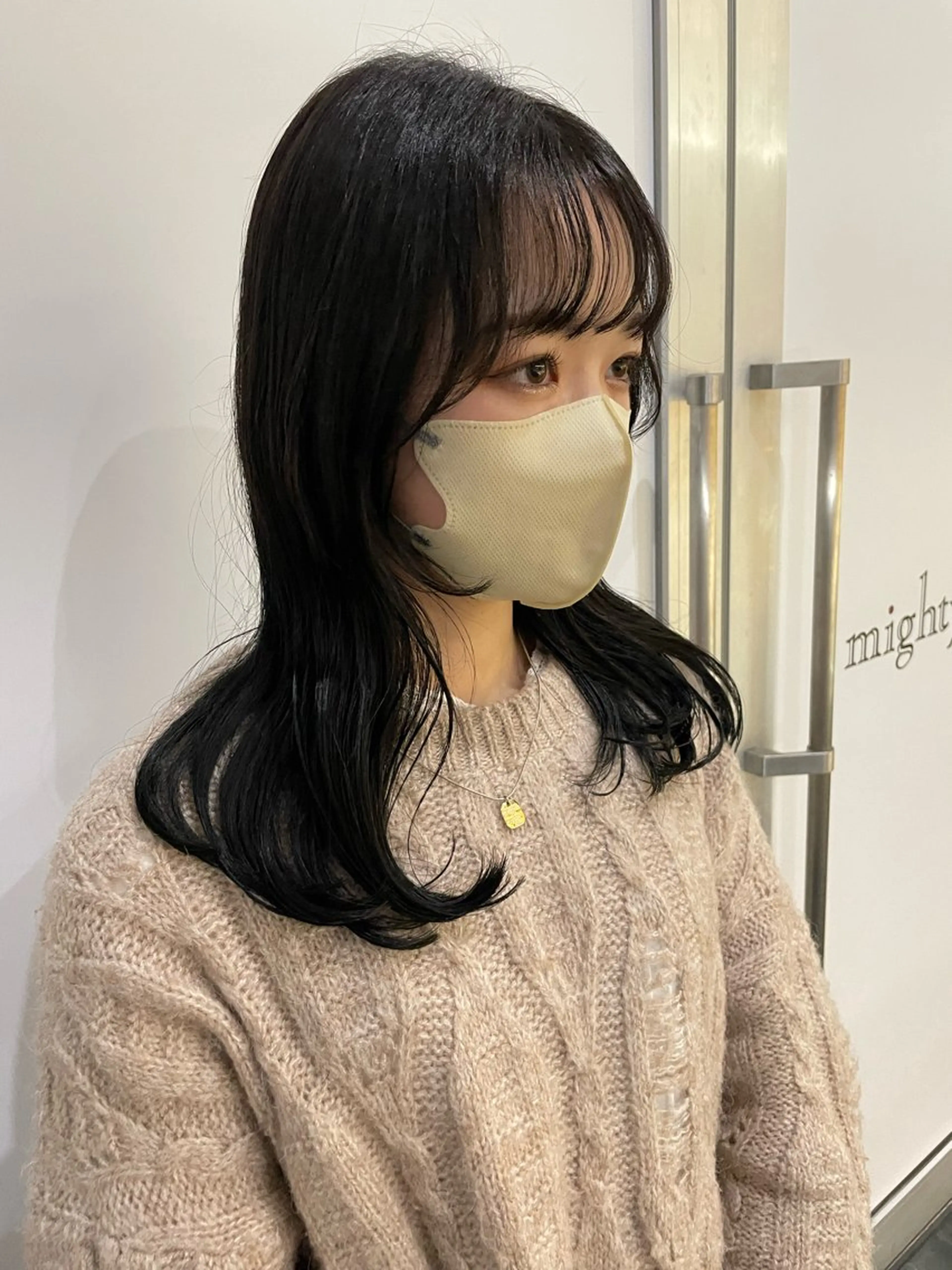 ミディアム カラー 不破一輝/栄/矢場町 ボブ/レイヤー/艶髪のヘアスタイル