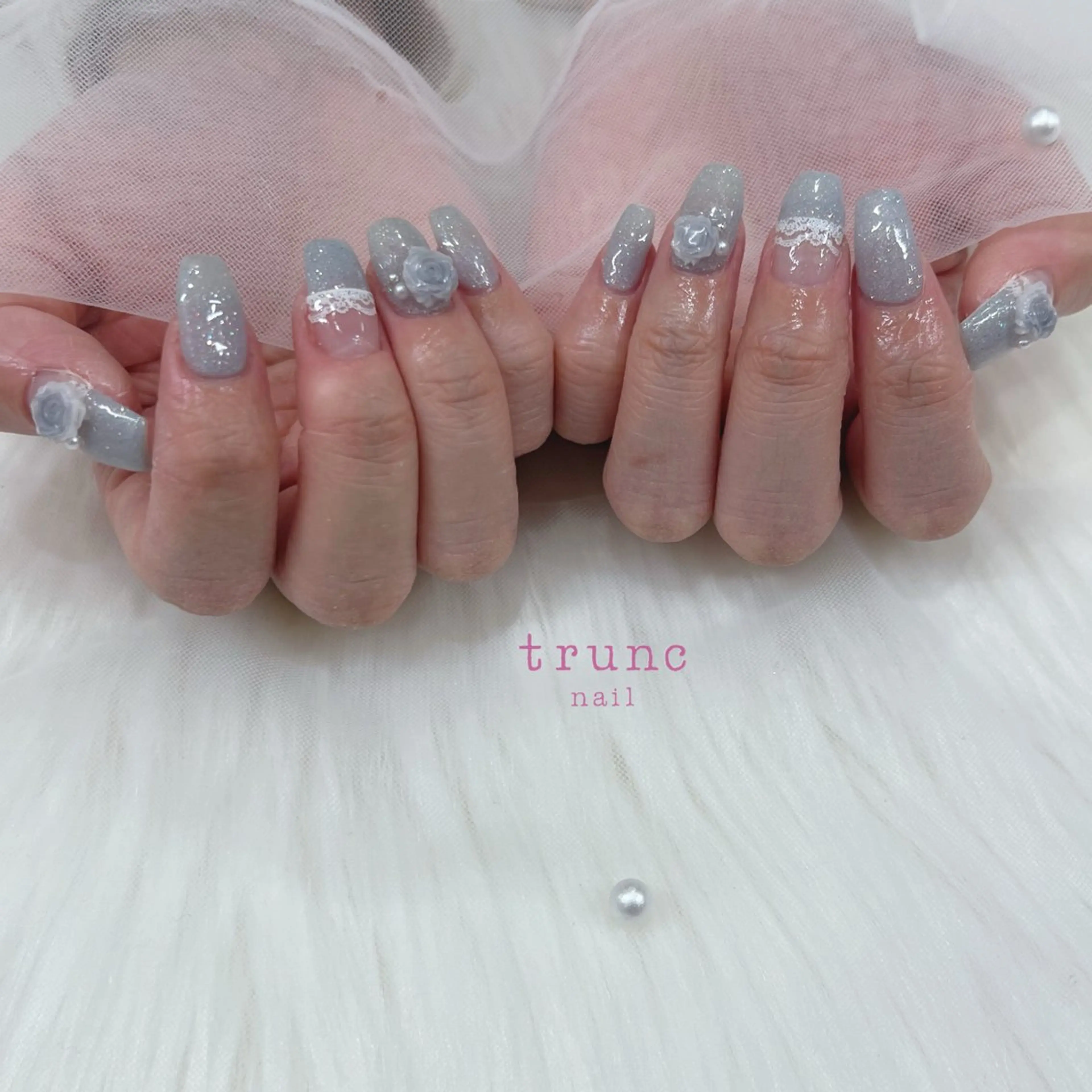 ネイル trunc nail 🌻宮下🌻のネイルデザイン