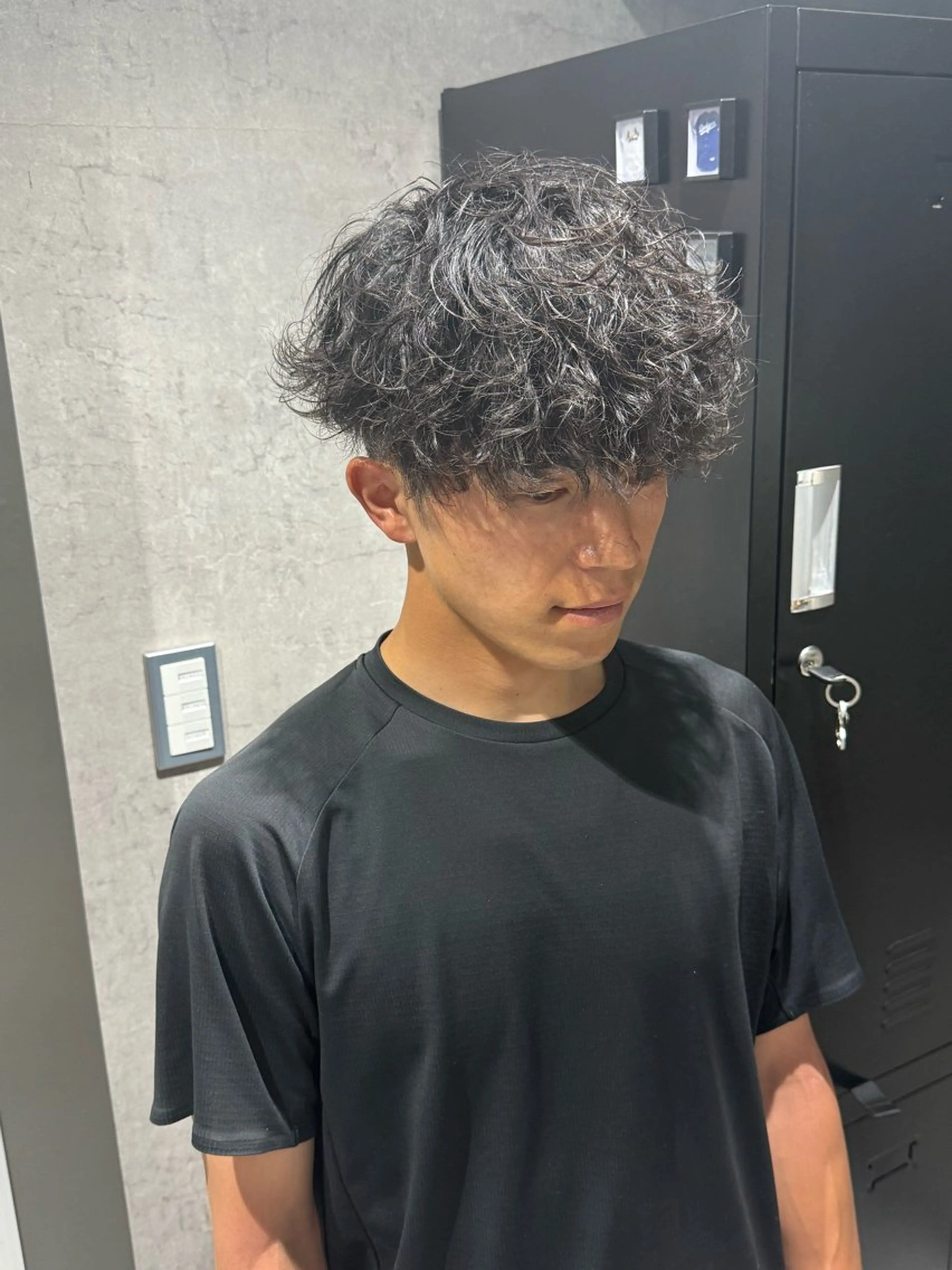 ショート パーマ メンズ パーマ パーマ特化美容師 佐藤壮流のヘアスタイル
