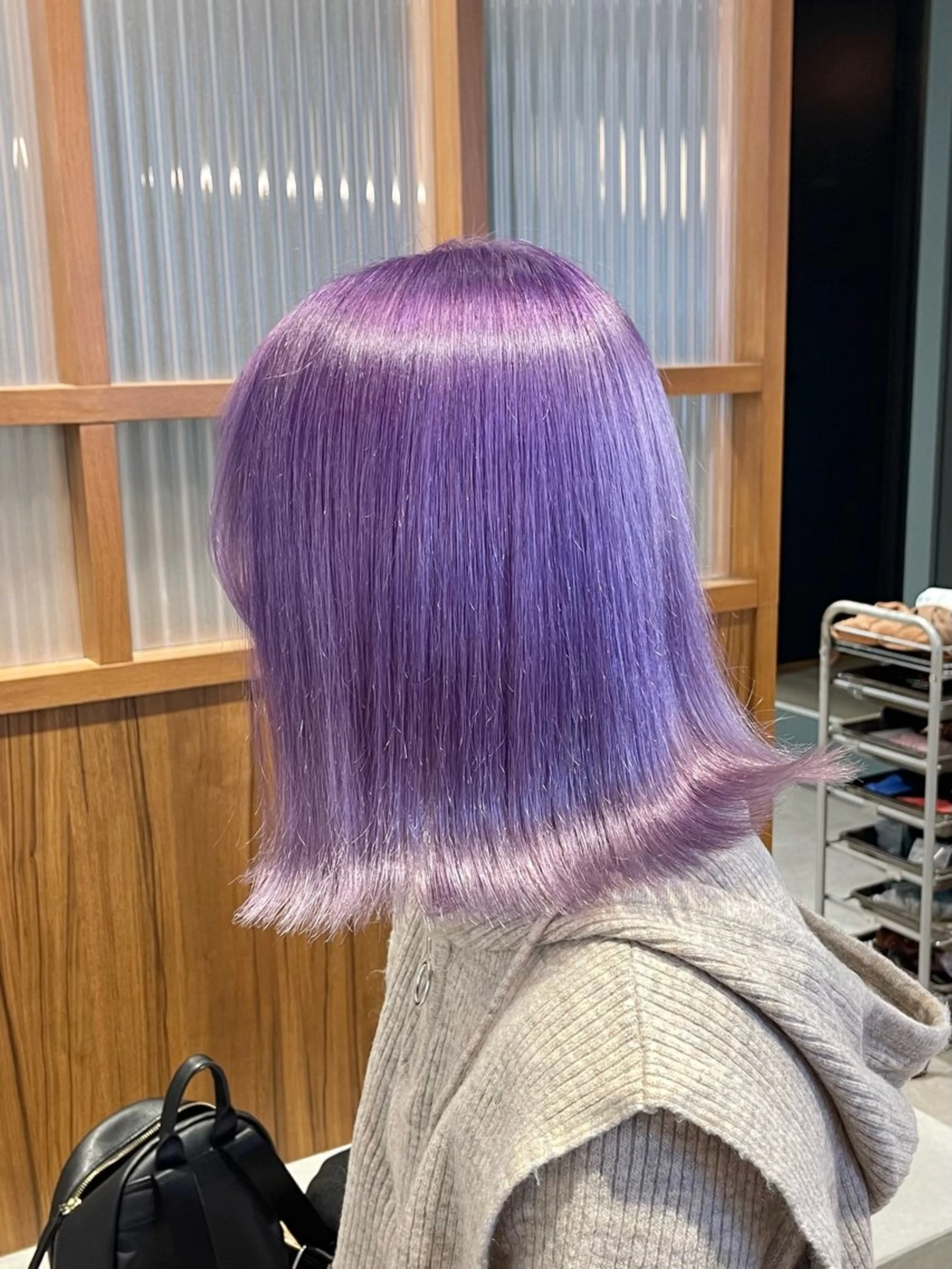 ショート カラー ラベンダーカラー カット ヘアカラー トリートメント himeka🪽 アレンジ/ブリーチのヘアスタイル
