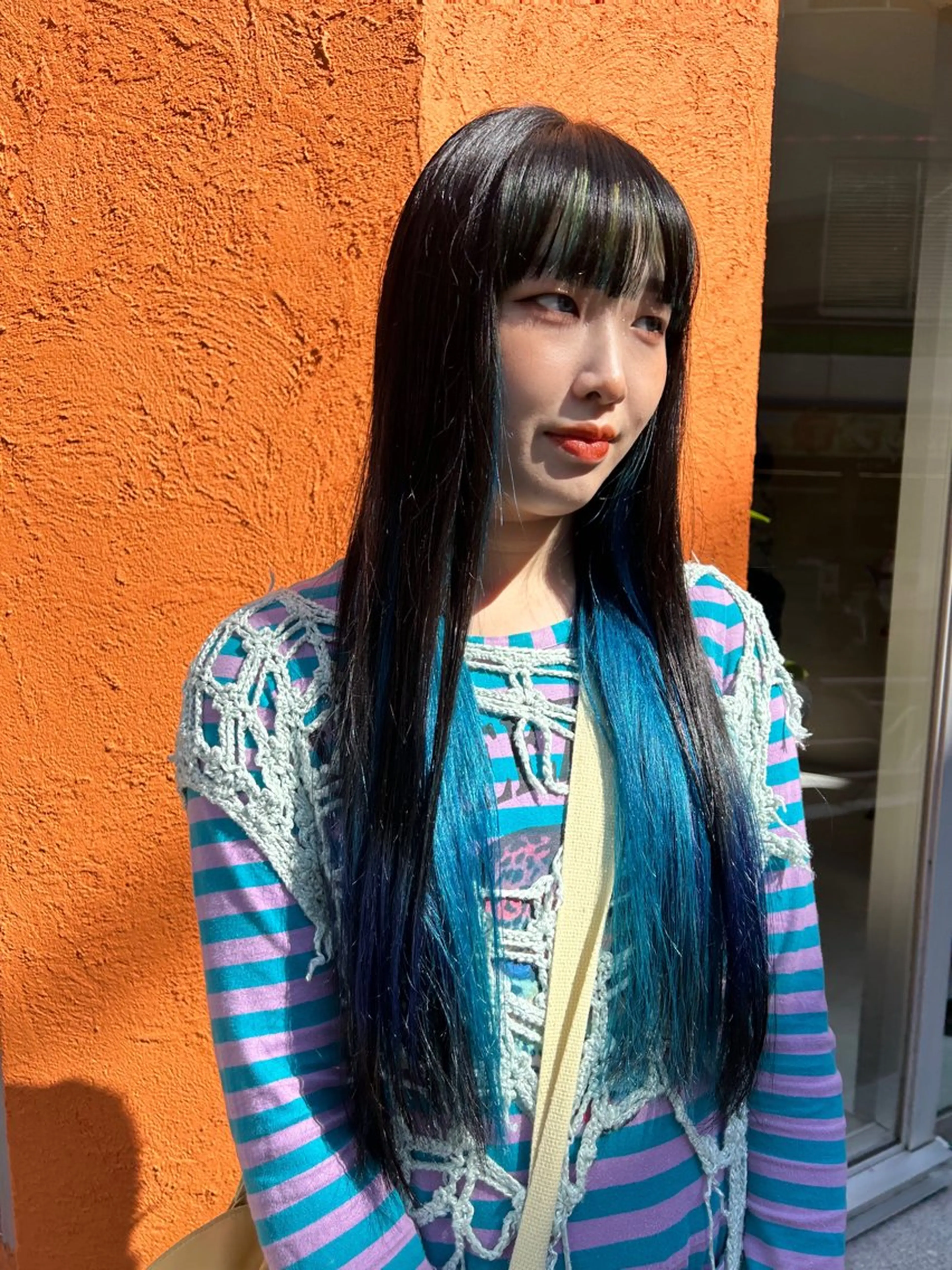 ロング カラー ヘアカラー タナカ カナ🫧のヘアスタイル