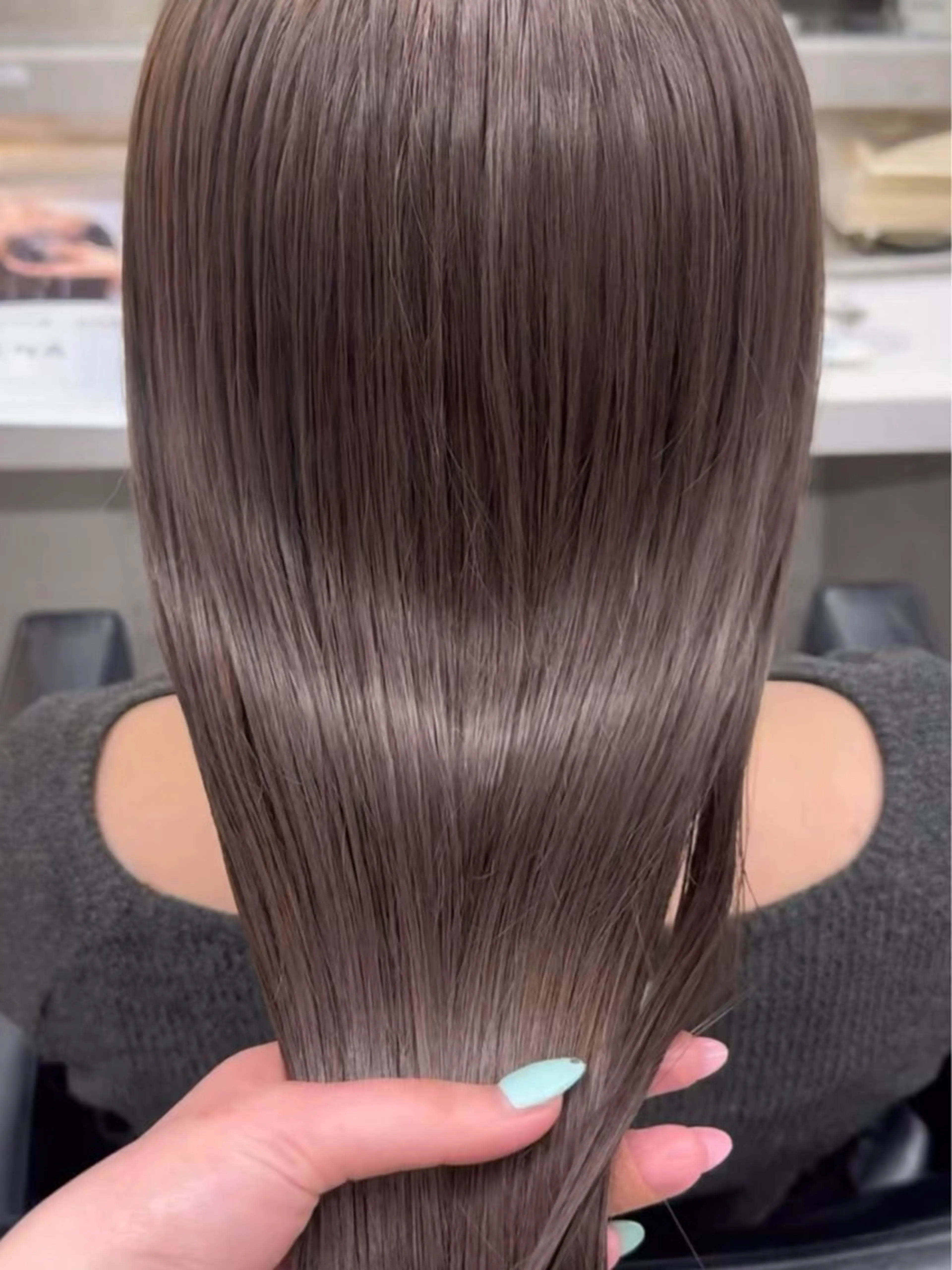 ロング カラー グレージュ ヘアカラー Daisy🫧天神/ 大名🫧AYURIのヘアスタイル