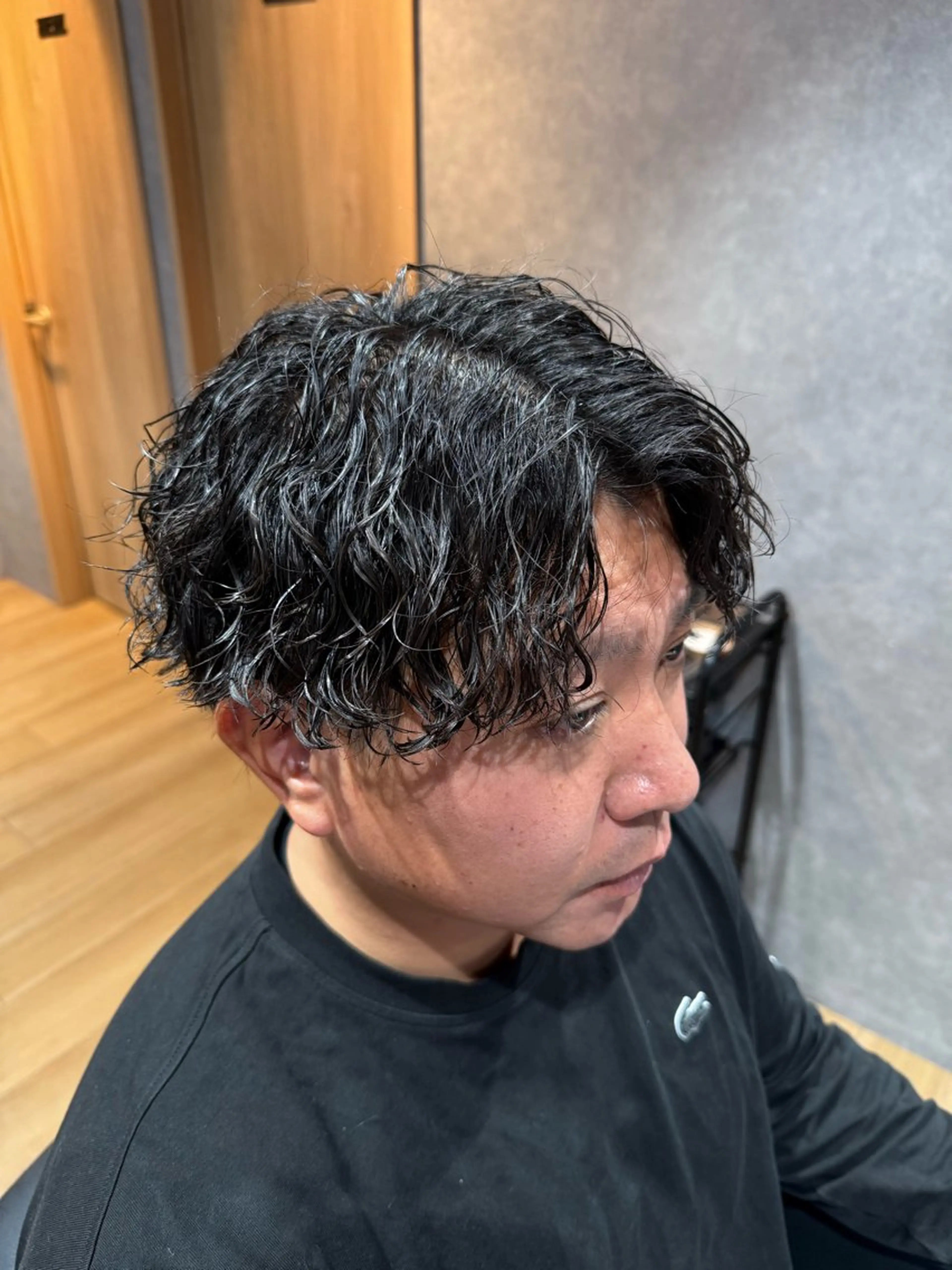 ショート メンズ カット パーマ トリートメント 市原亮/塩釜口/ ツイスパ/波巻きのヘアスタイル