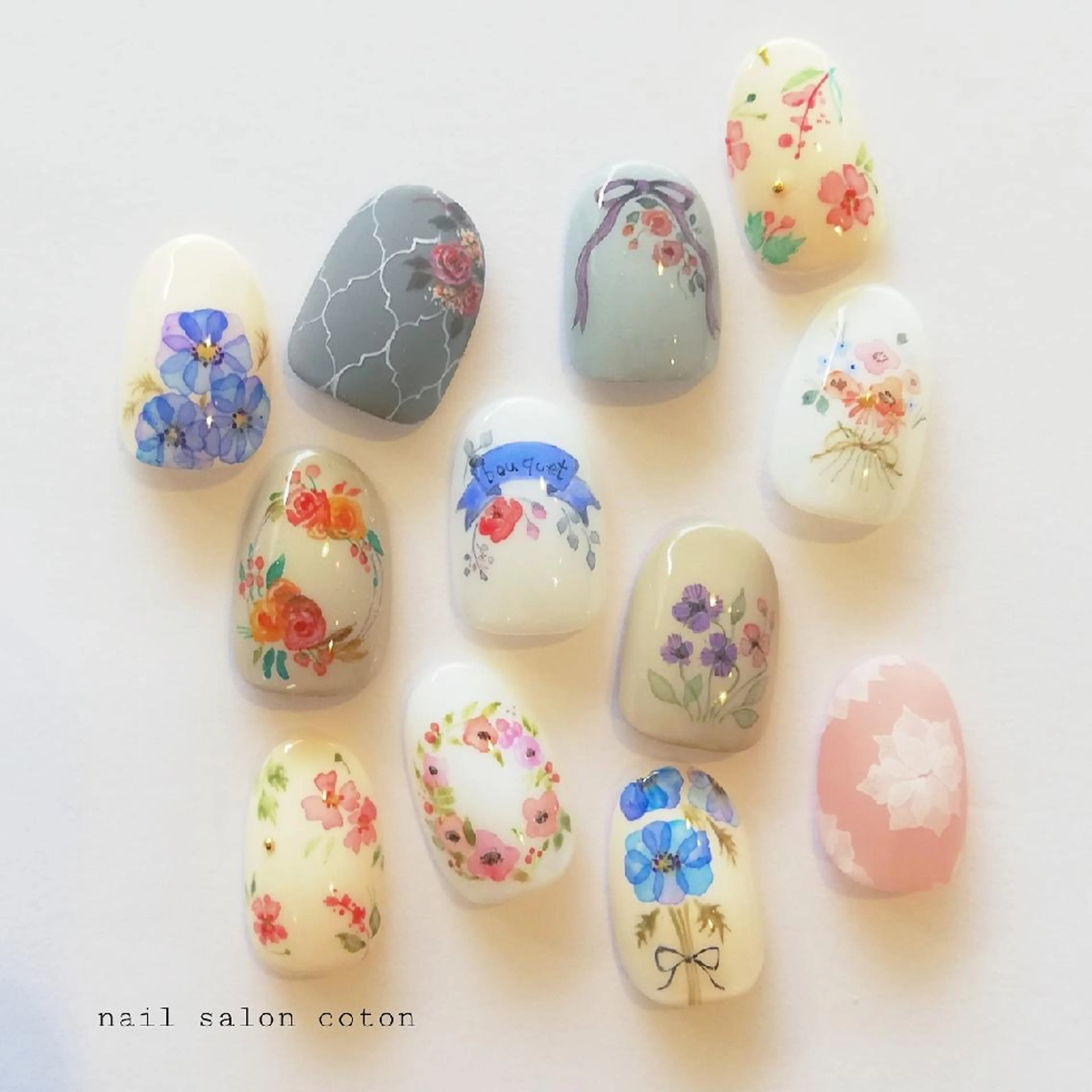 ネイル 🥀ネイルサロン cotonコトン🥀のネイルデザイン