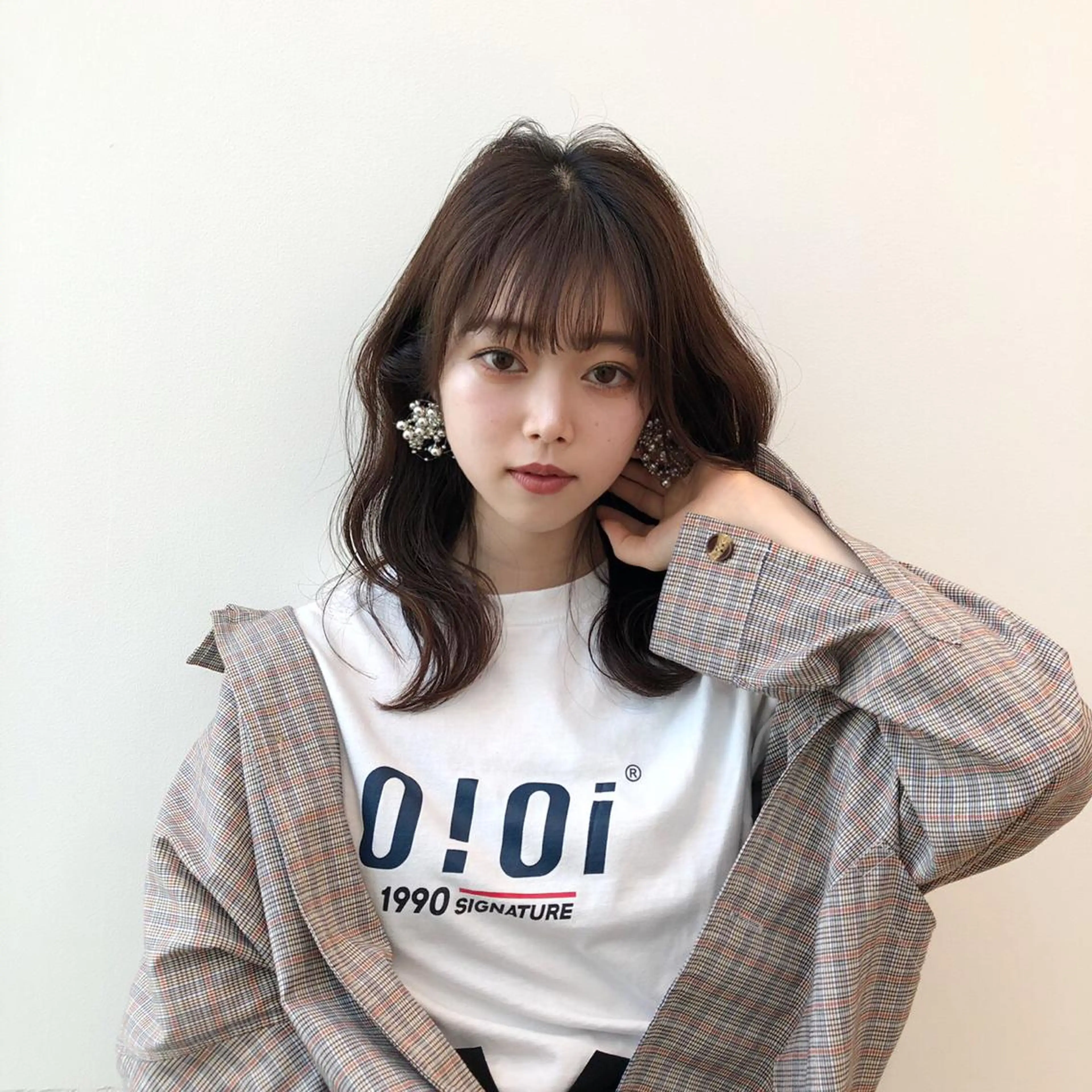 セミロング カラー 【韓国風くびれヘア】 joule小木曽輝のヘアスタイル