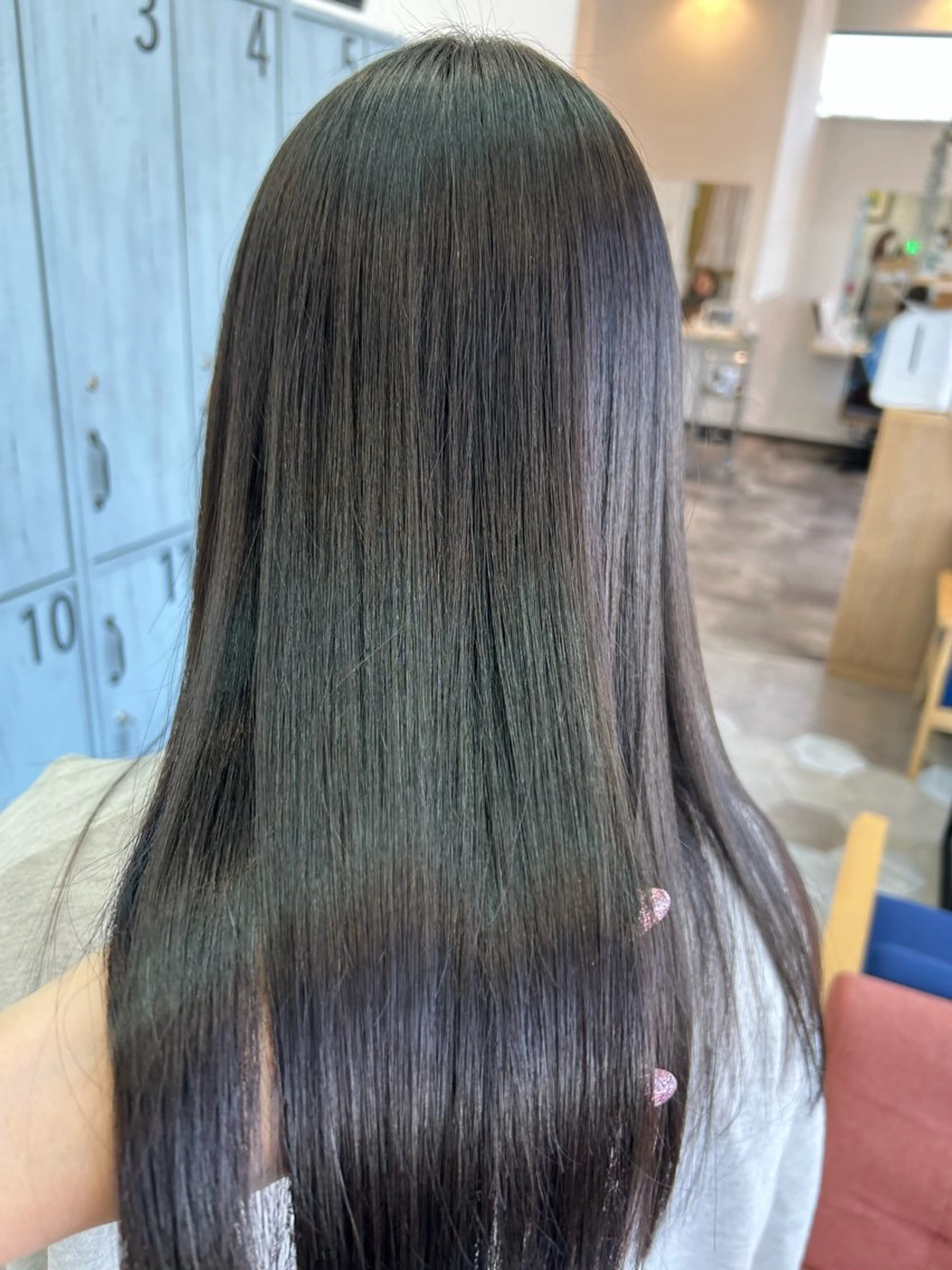 ロング 縮毛矯正 san _のヘアスタイル