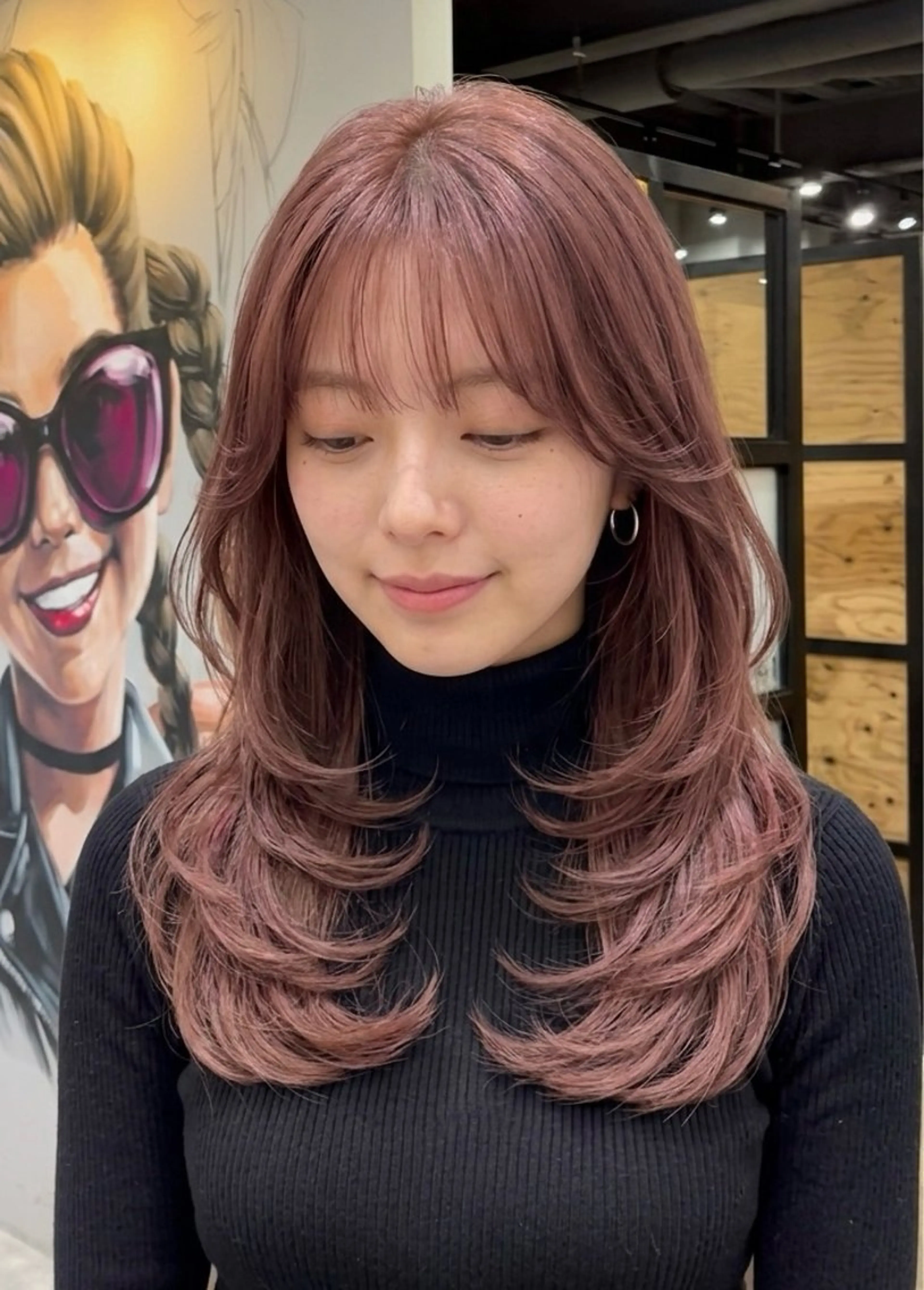 ロング 東 悠磨のヘアスタイル