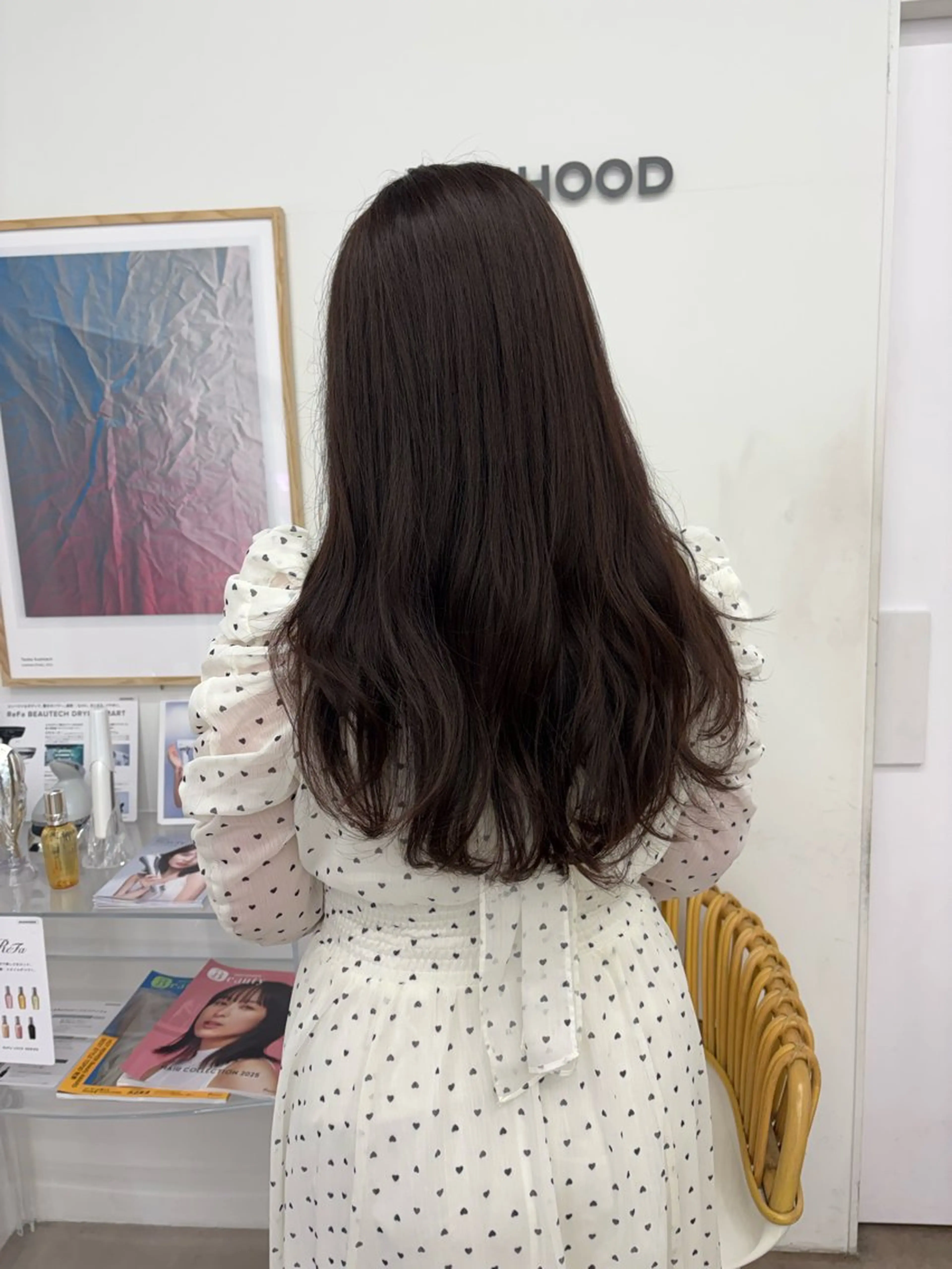 ロング カラー ショコラグレージュ グレージュ カット ヘアカラー トリートメント 透明感カラー🫧 nanohaのヘアスタイル