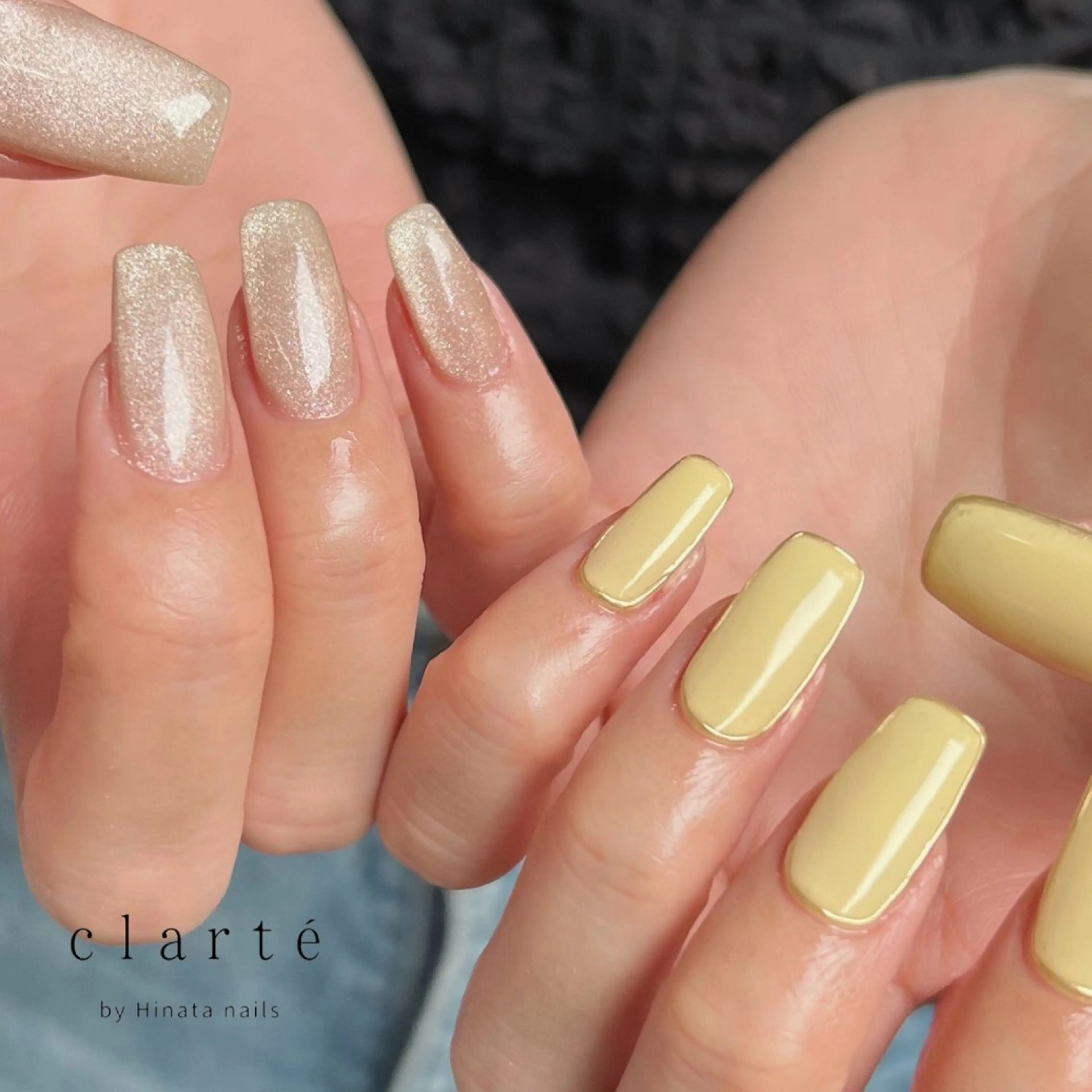 ネイル ハンドネイル 【LaCLARTE】 京橋各線駅ﾁｶ🩶のマツエク・マツパデザイン