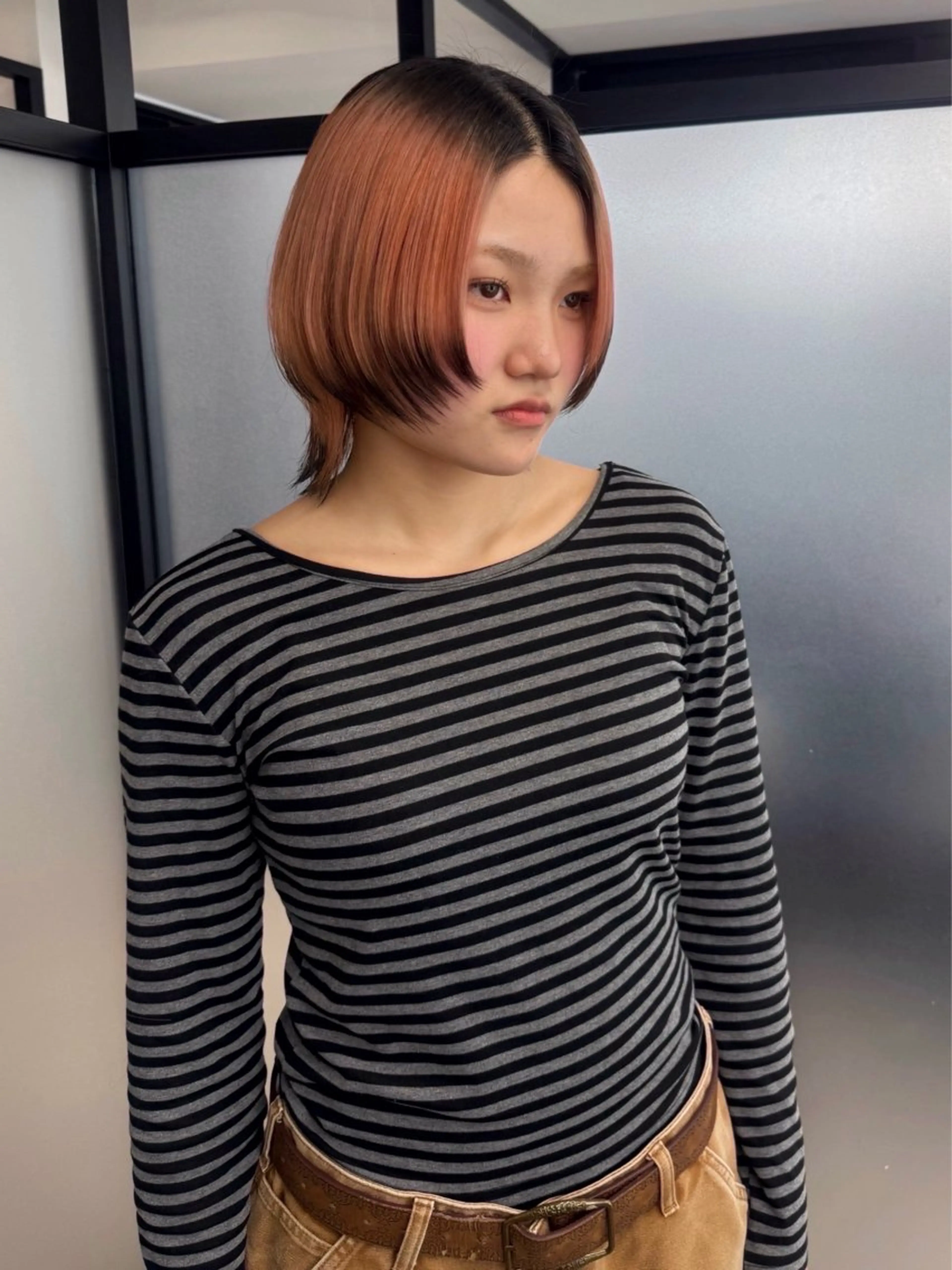 ショート カラー カット ヘアカラー トリートメント MIMI🌻໋᳝݊ 個性派カラー⑅ ⸝꙳のヘアスタイル