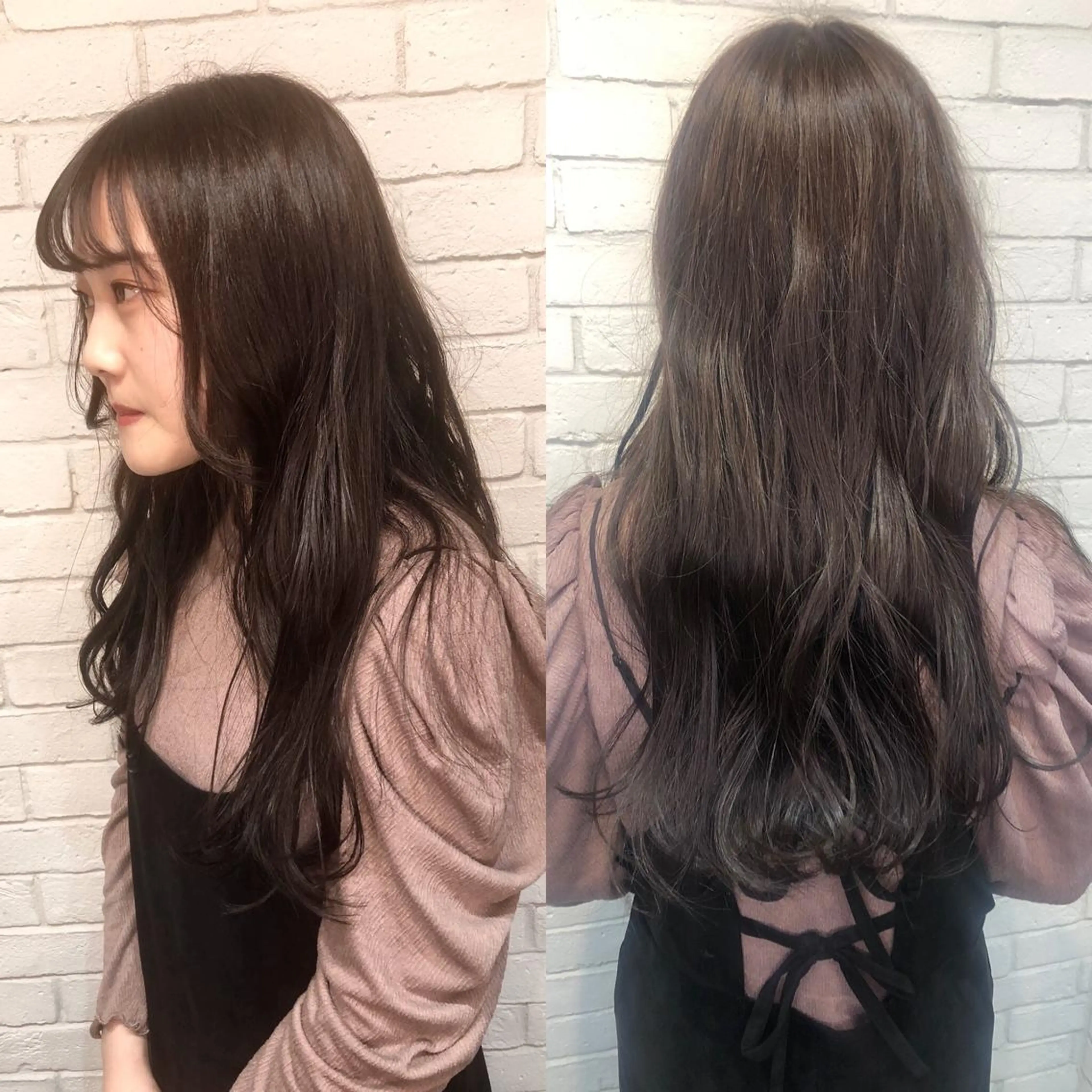 ロング カラー 柏/春日竜次 /髪質改善縮毛矯正のヘアスタイル