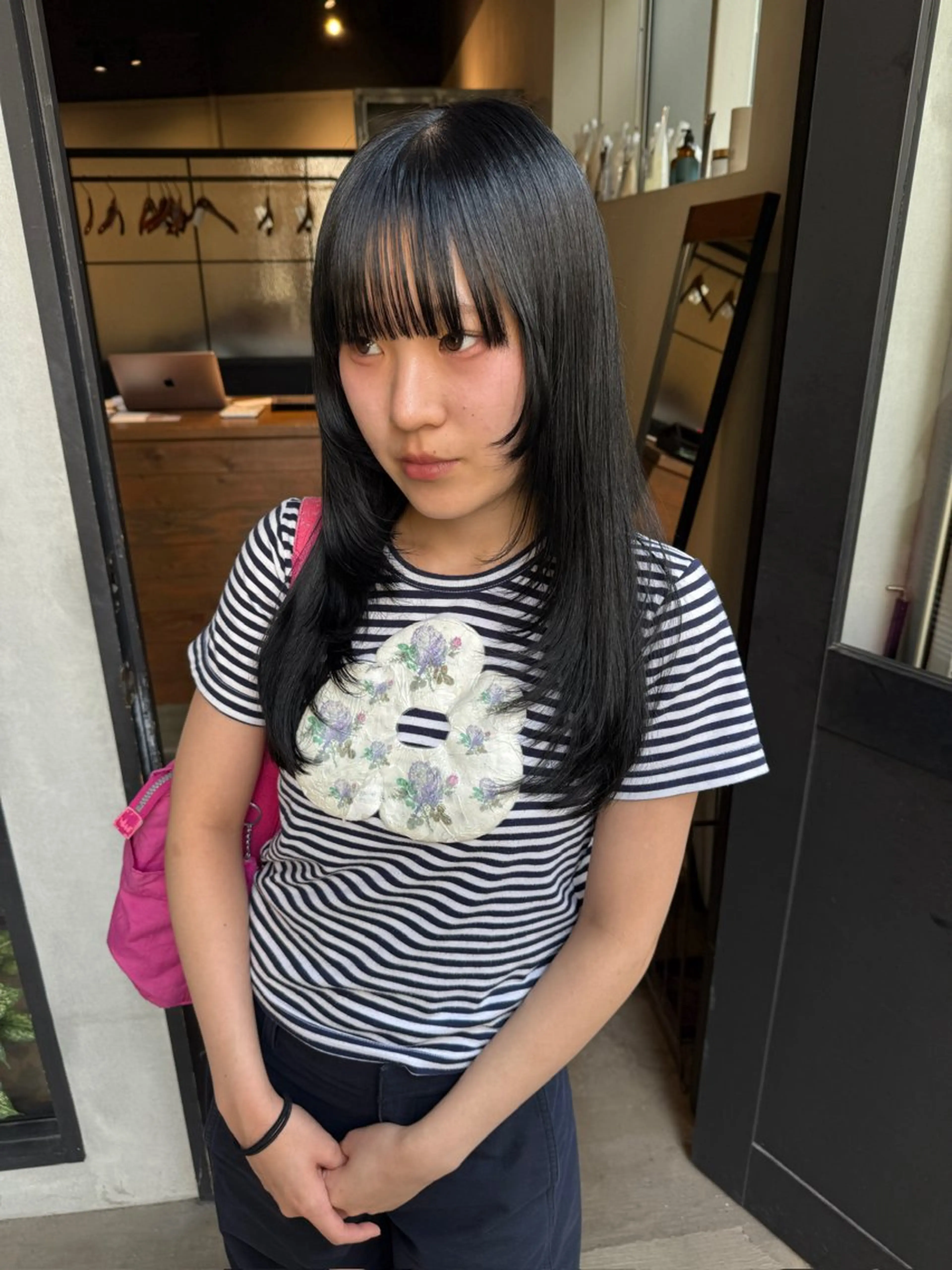 ロング カラー 学生 カット fubuki🪷 似合わせカットカラーのヘアスタイル