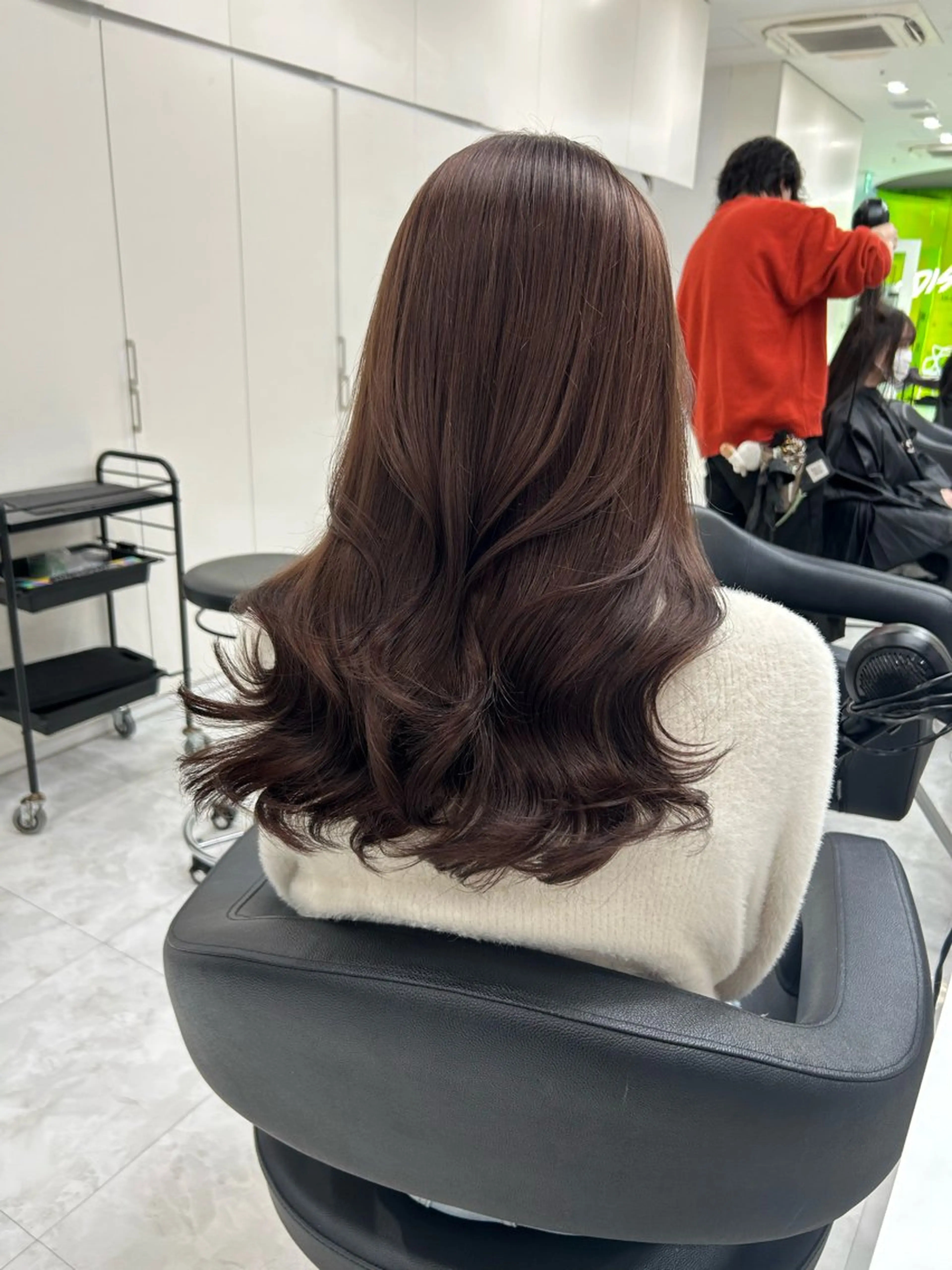 ミディアム カラー 韓国カット/ パーマ/KOTAのヘアスタイル