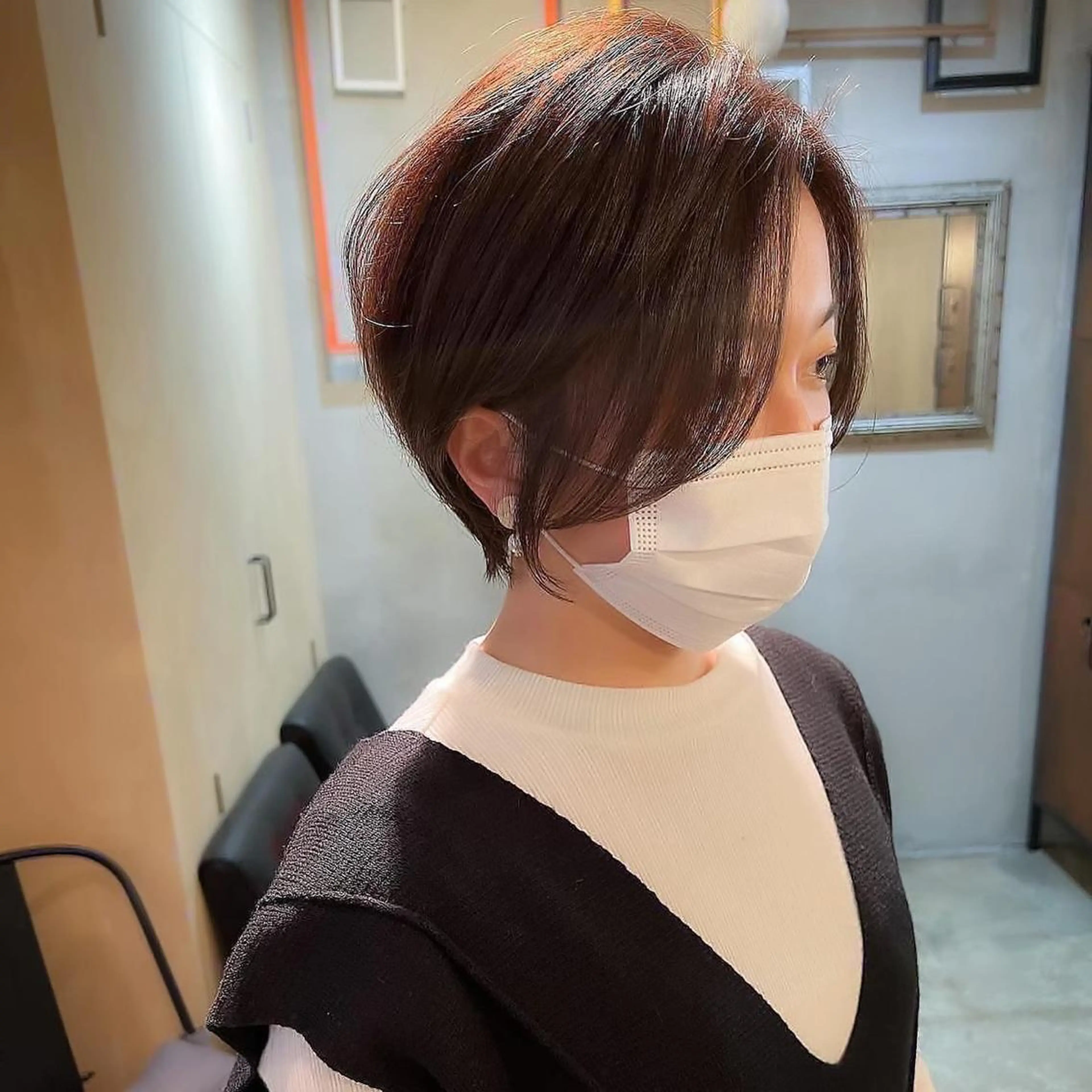 ショート 縮毛矯正 特化アツシのヘアスタイル