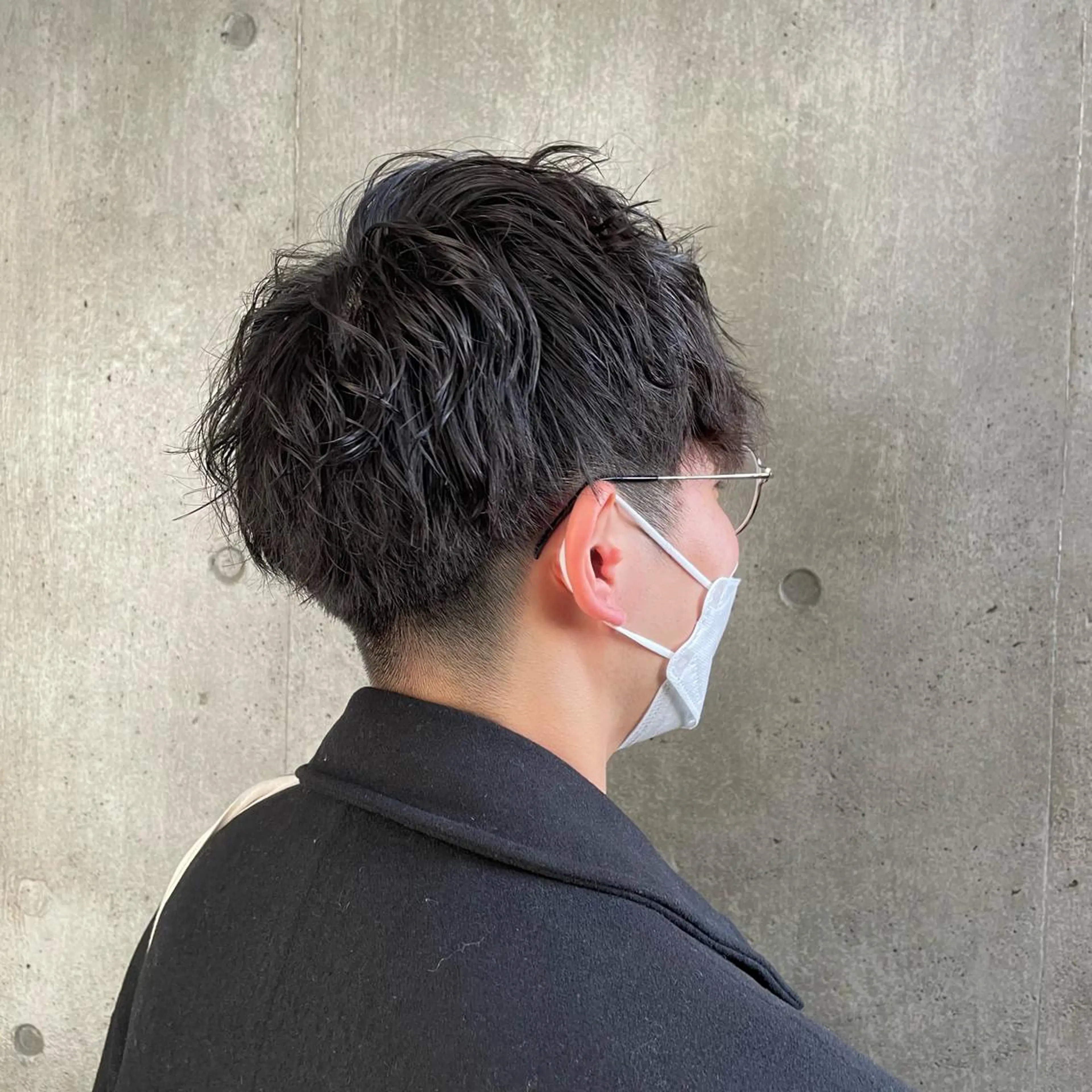 パーマ メンズ もりたみかこ 美容師お休み中のヘアスタイル