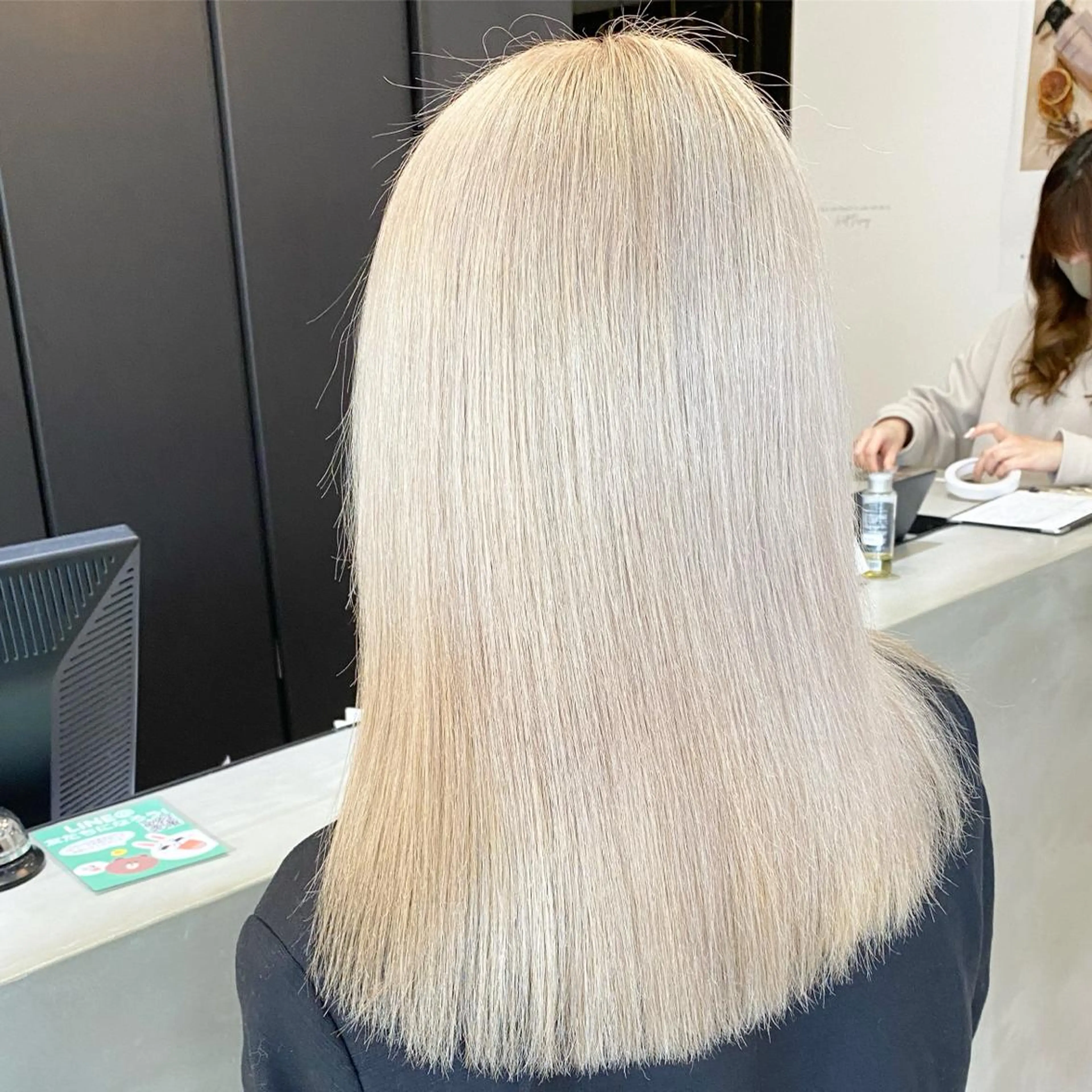 ミディアム カラー 鍵谷 公宏のヘアスタイル