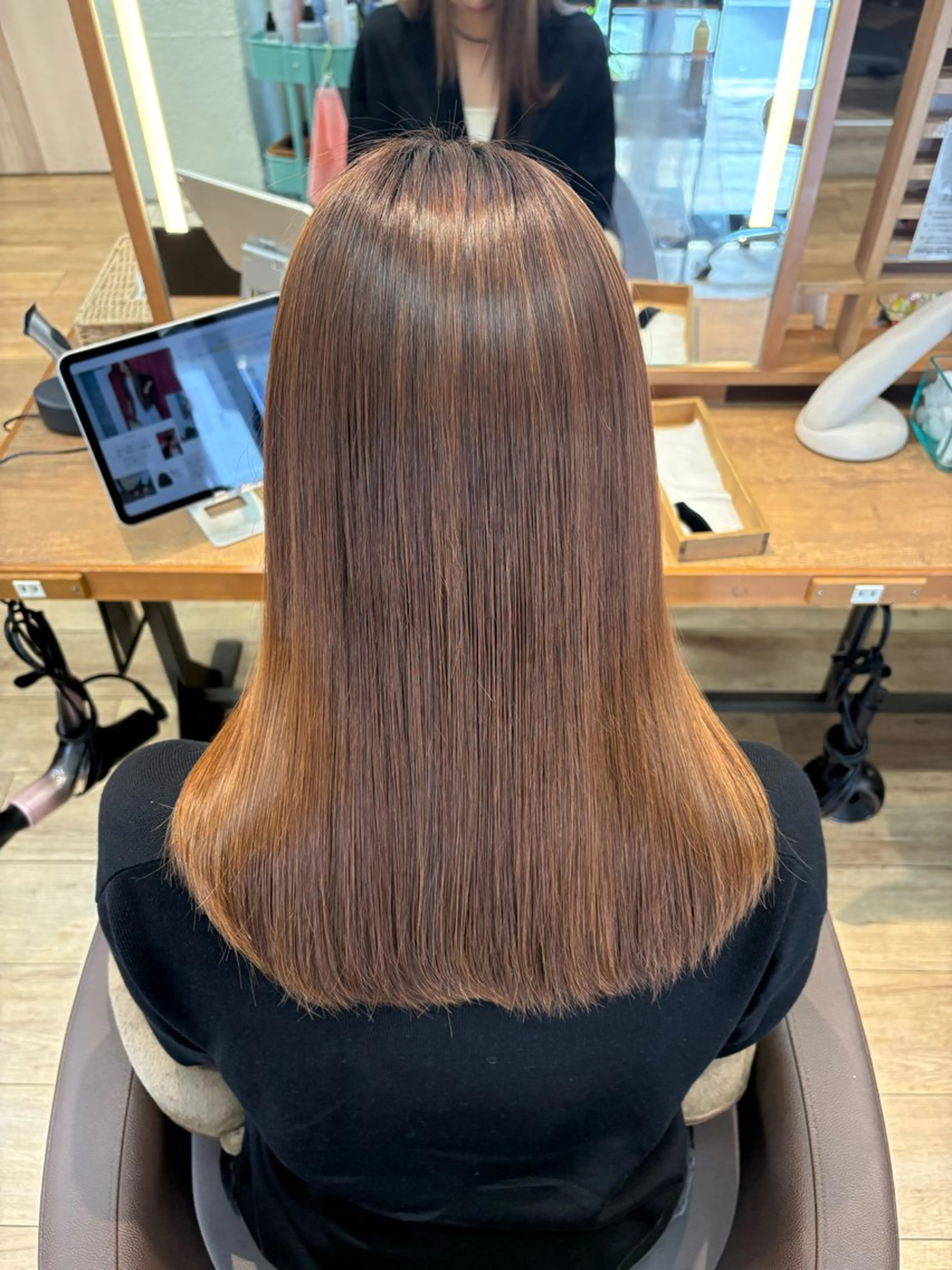 セミロング 透明感カラー 🧚‍♂️さえのヘアスタイル