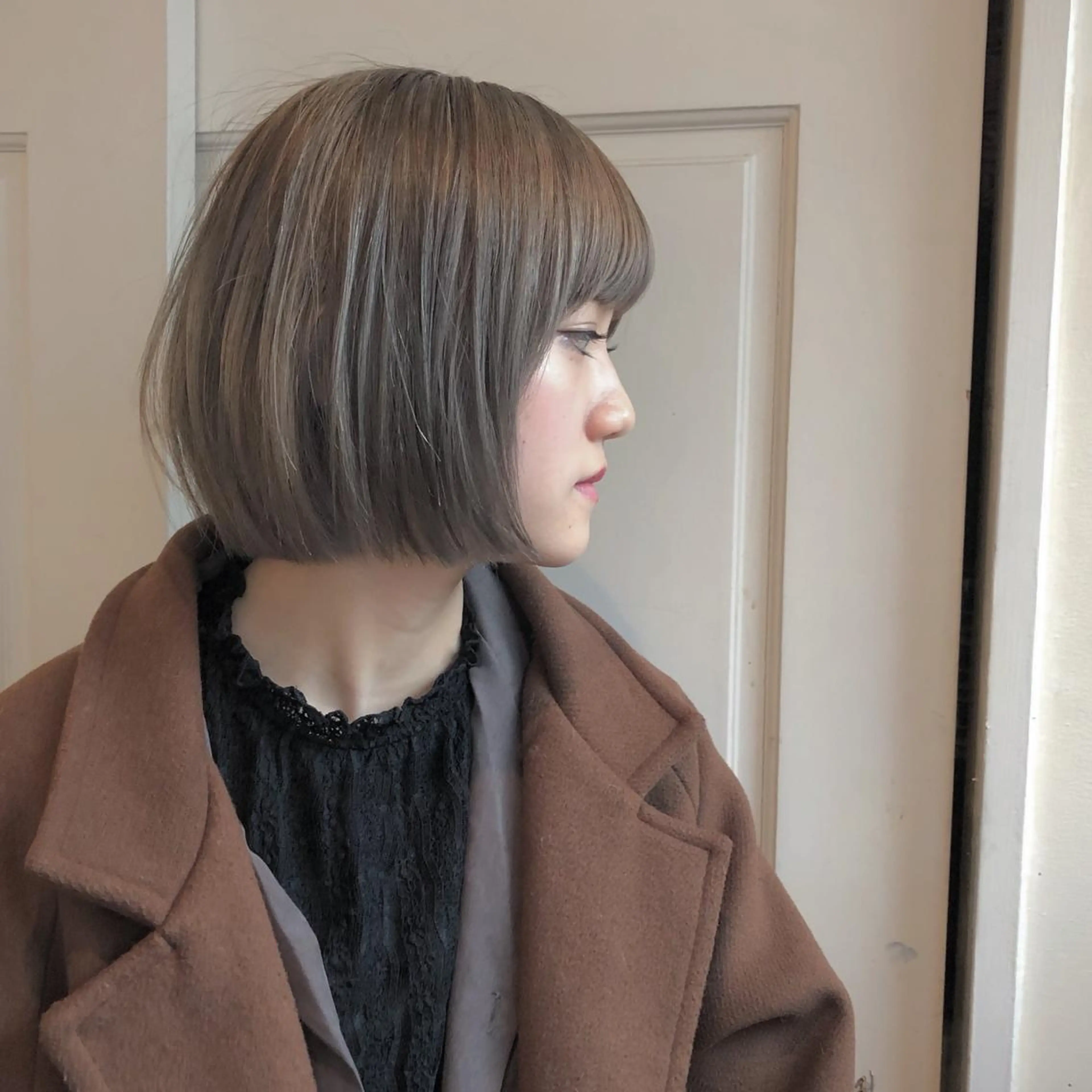 ミディアム ヘアカラー 🌸ハイトーン 新田 廉 🌸のヘアスタイル