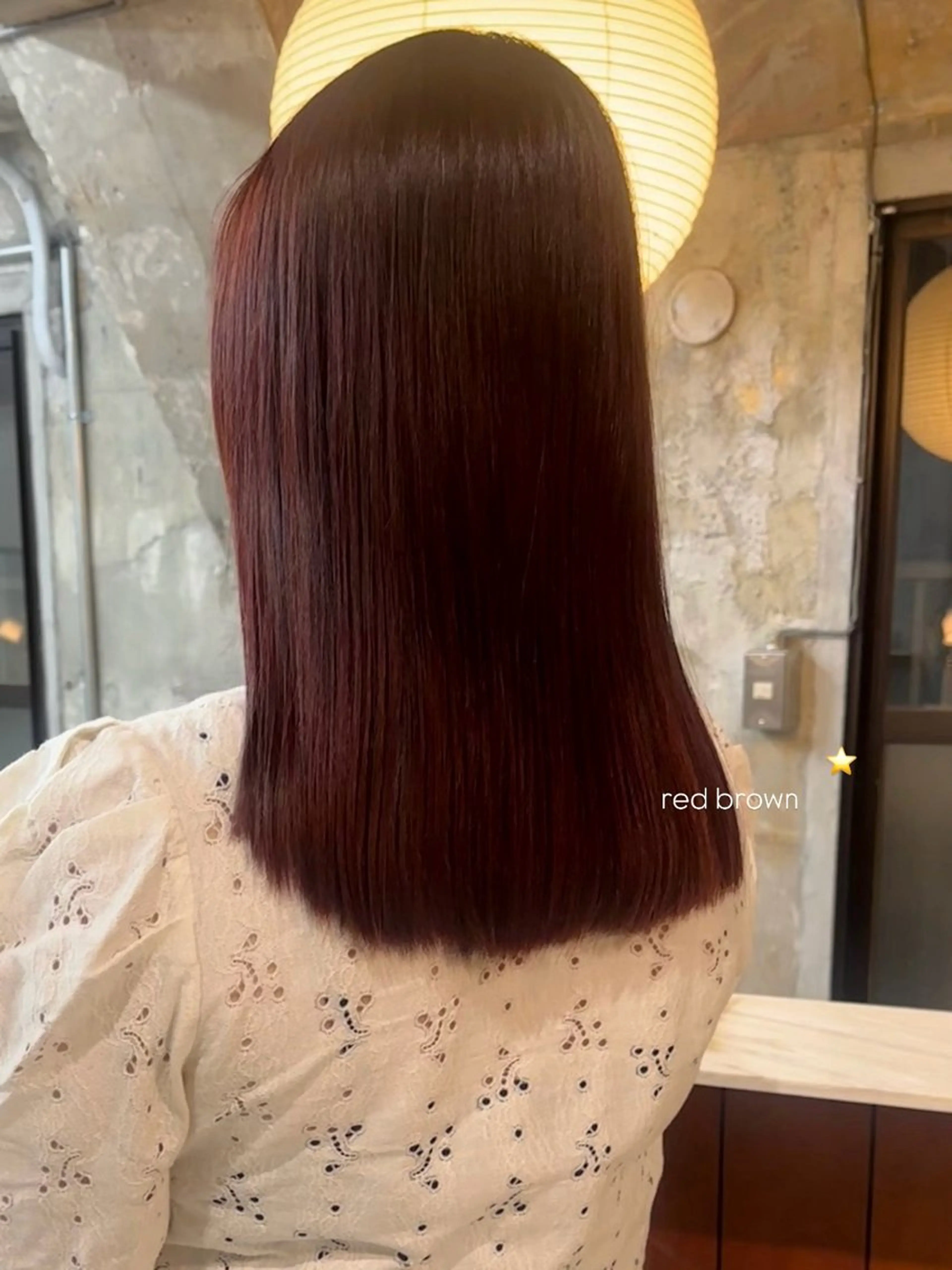 セミロング カラー ヘアカラー トリートメント 暖色カラー/レイヤー 🌙 オノユリカのヘアスタイル