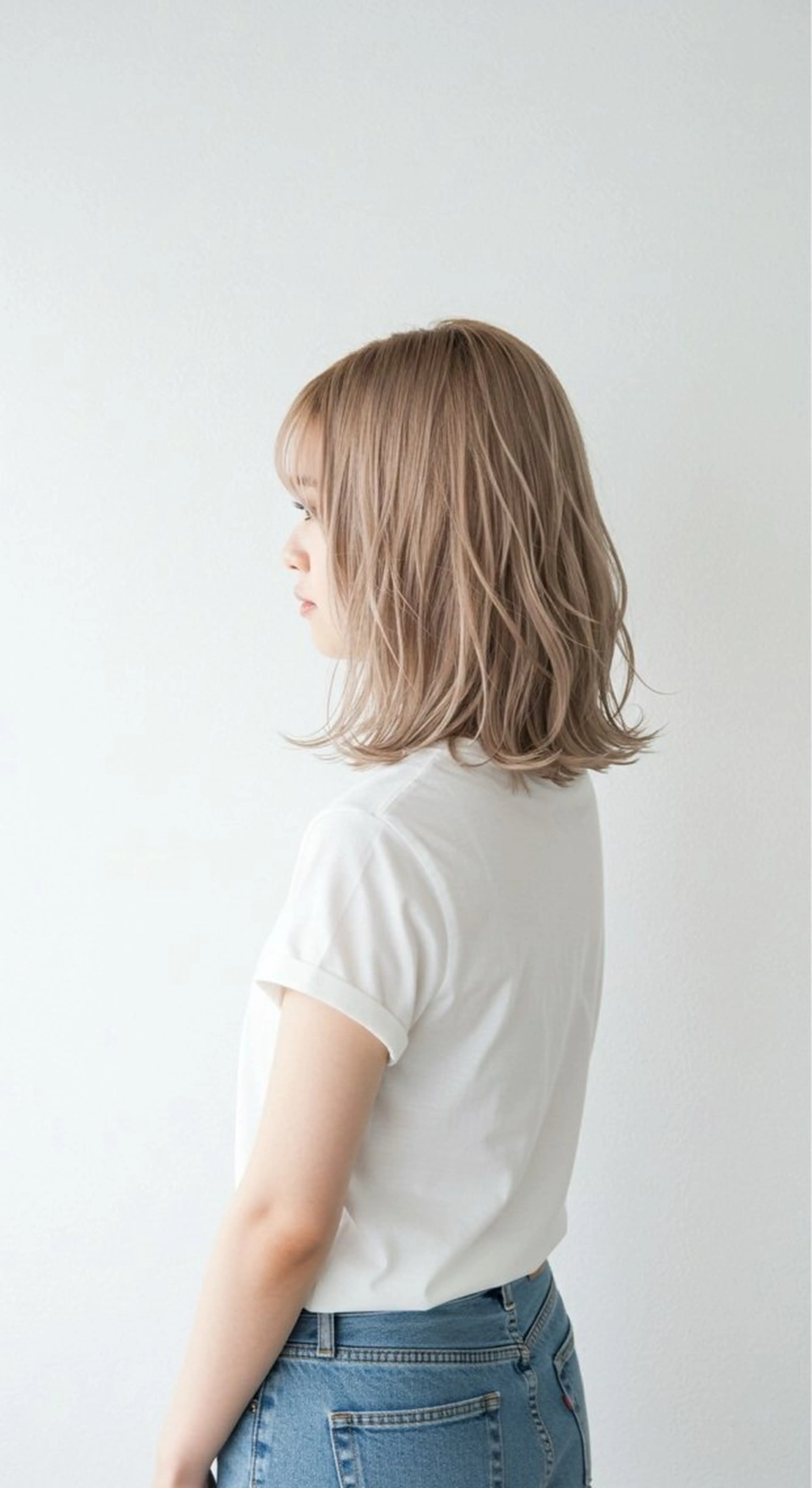 ロング 💛🤍U too e’s 鎌倉🧸のヘアスタイル