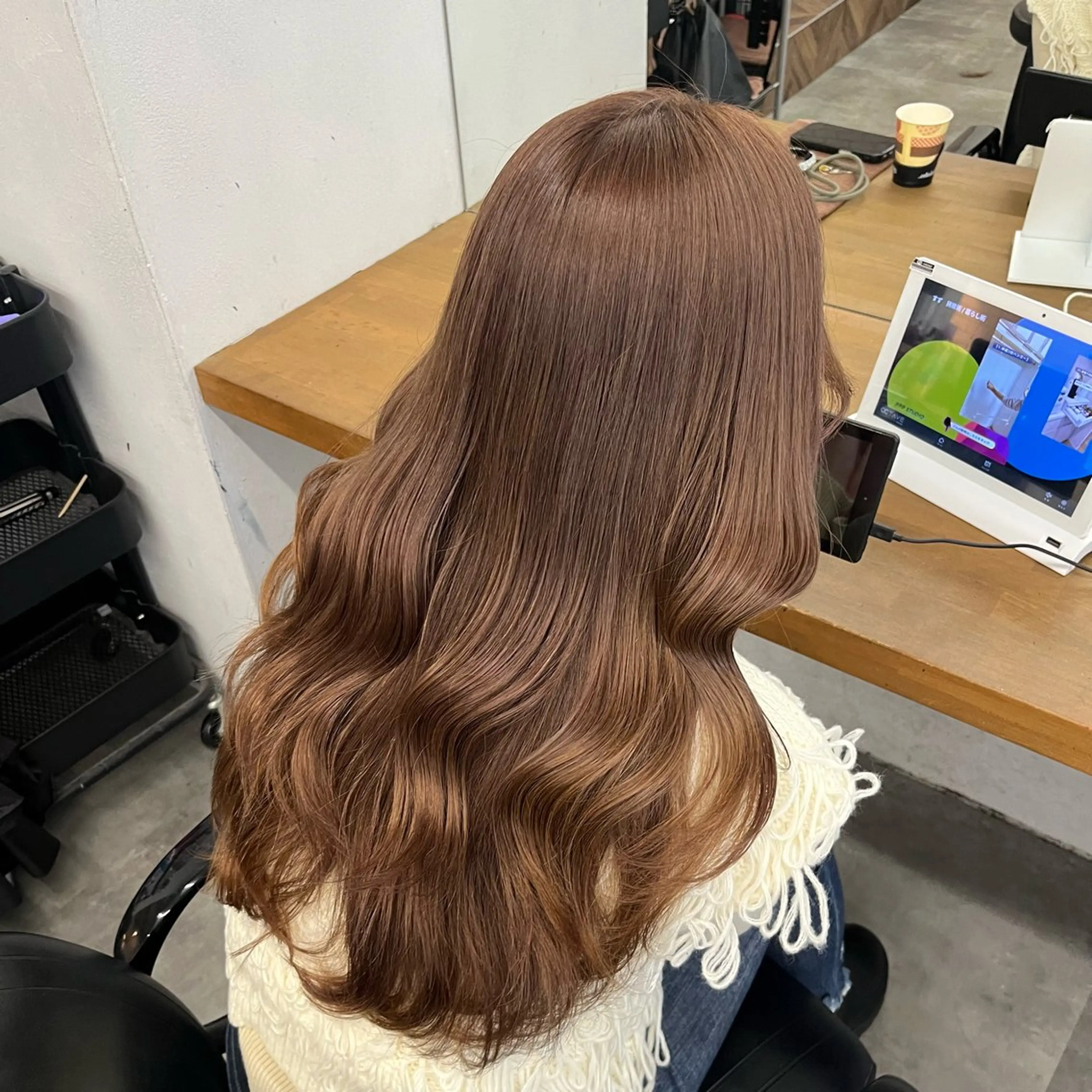 ロング カラー 鈴木 晴陽のヘアスタイル
