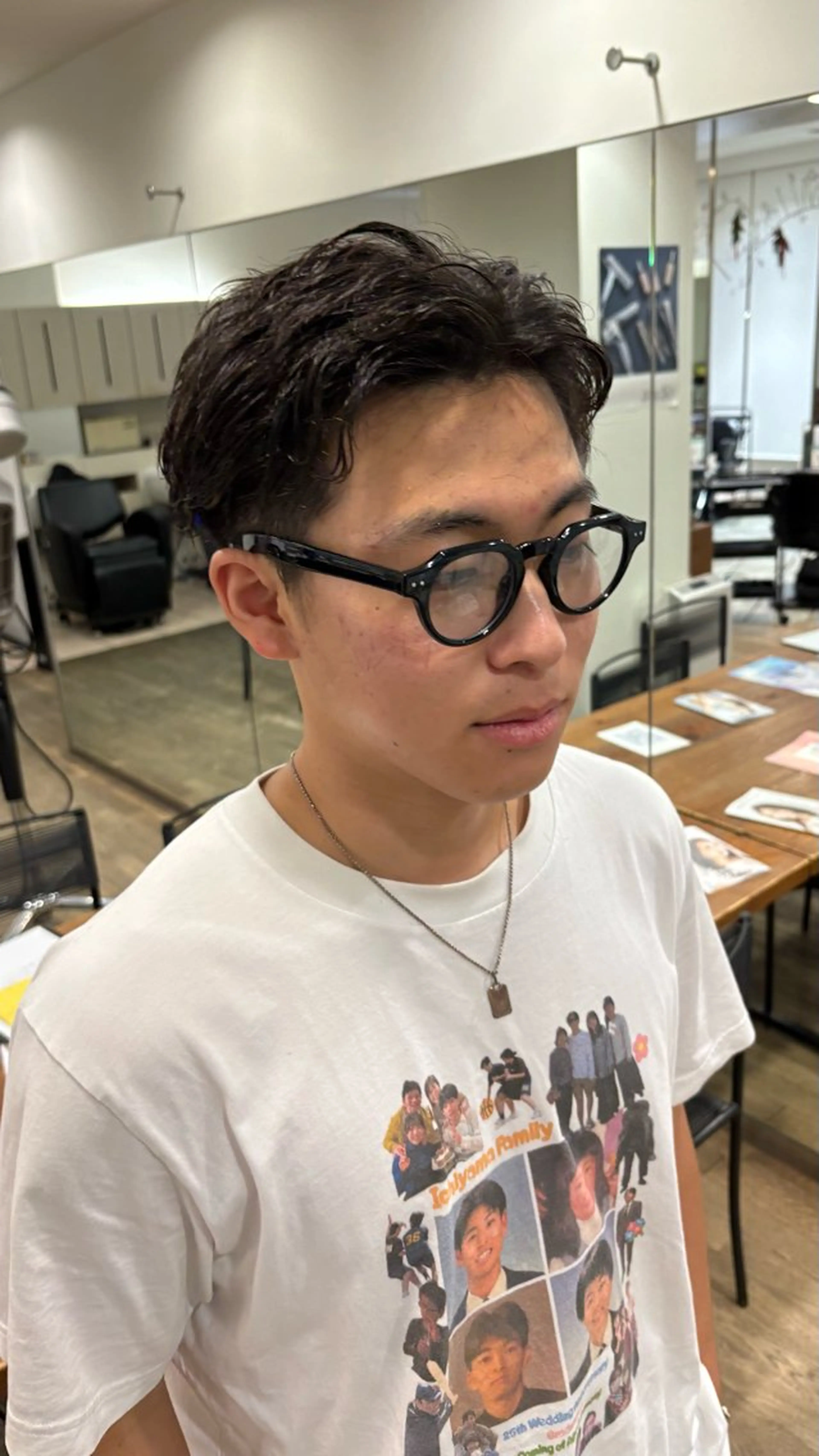 パーマ メンズ 北田 あいみのヘアスタイル