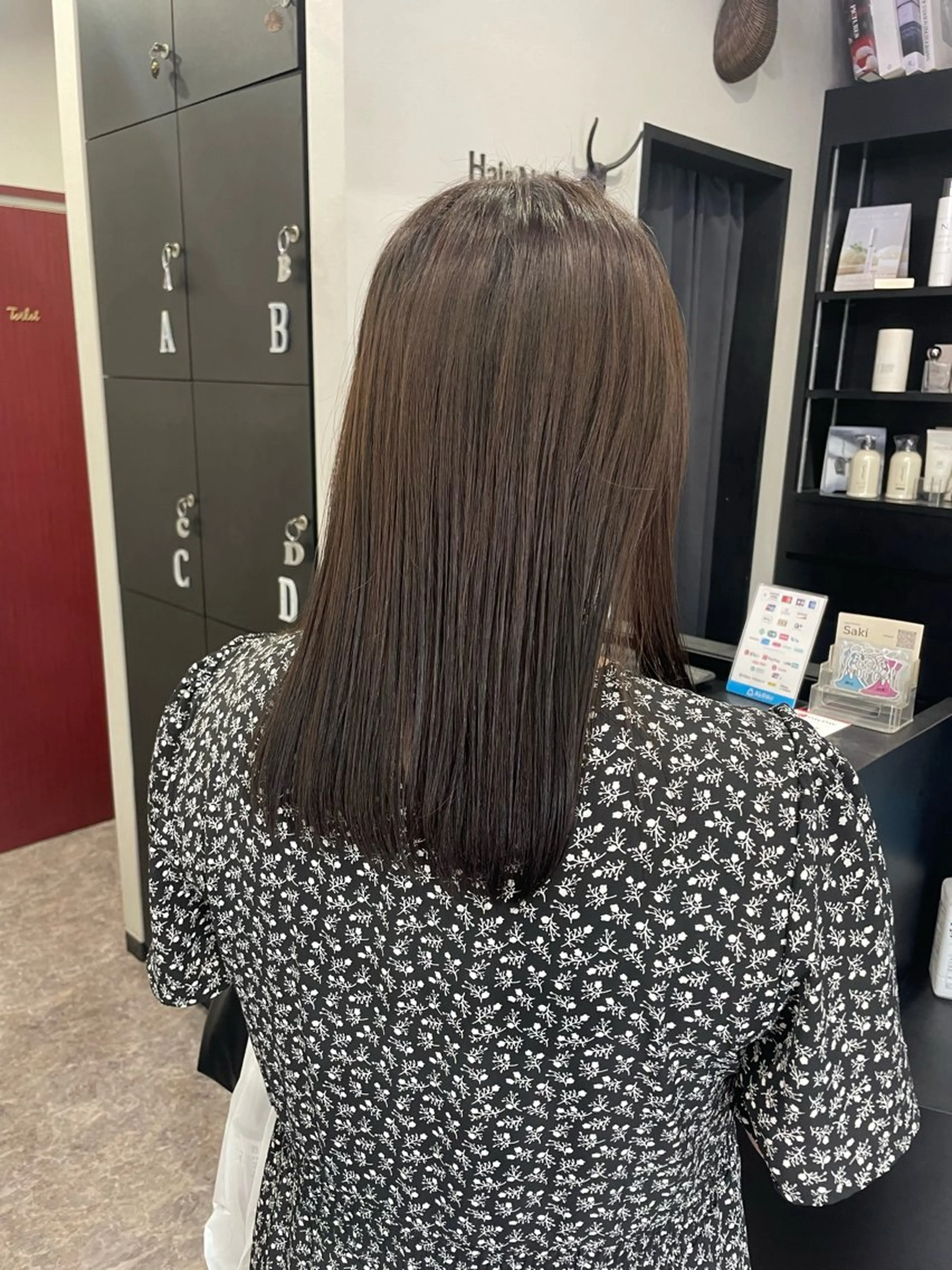 ロング カット 友滝 真菜美のヘアスタイル