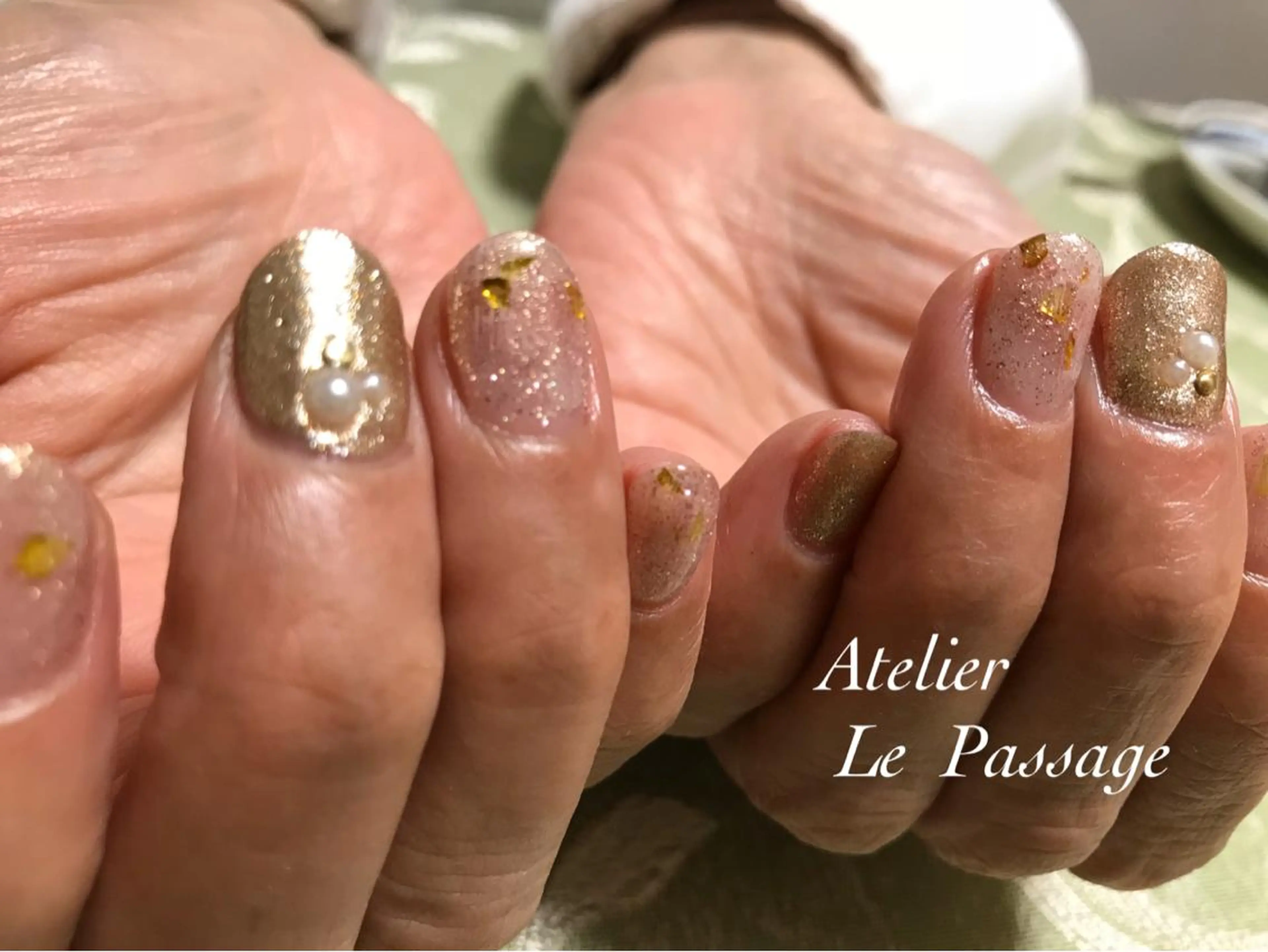 ネイル ジェルネイル パラジェル 冬ネイル クリスマス h nakatsukaのネイルデザイン