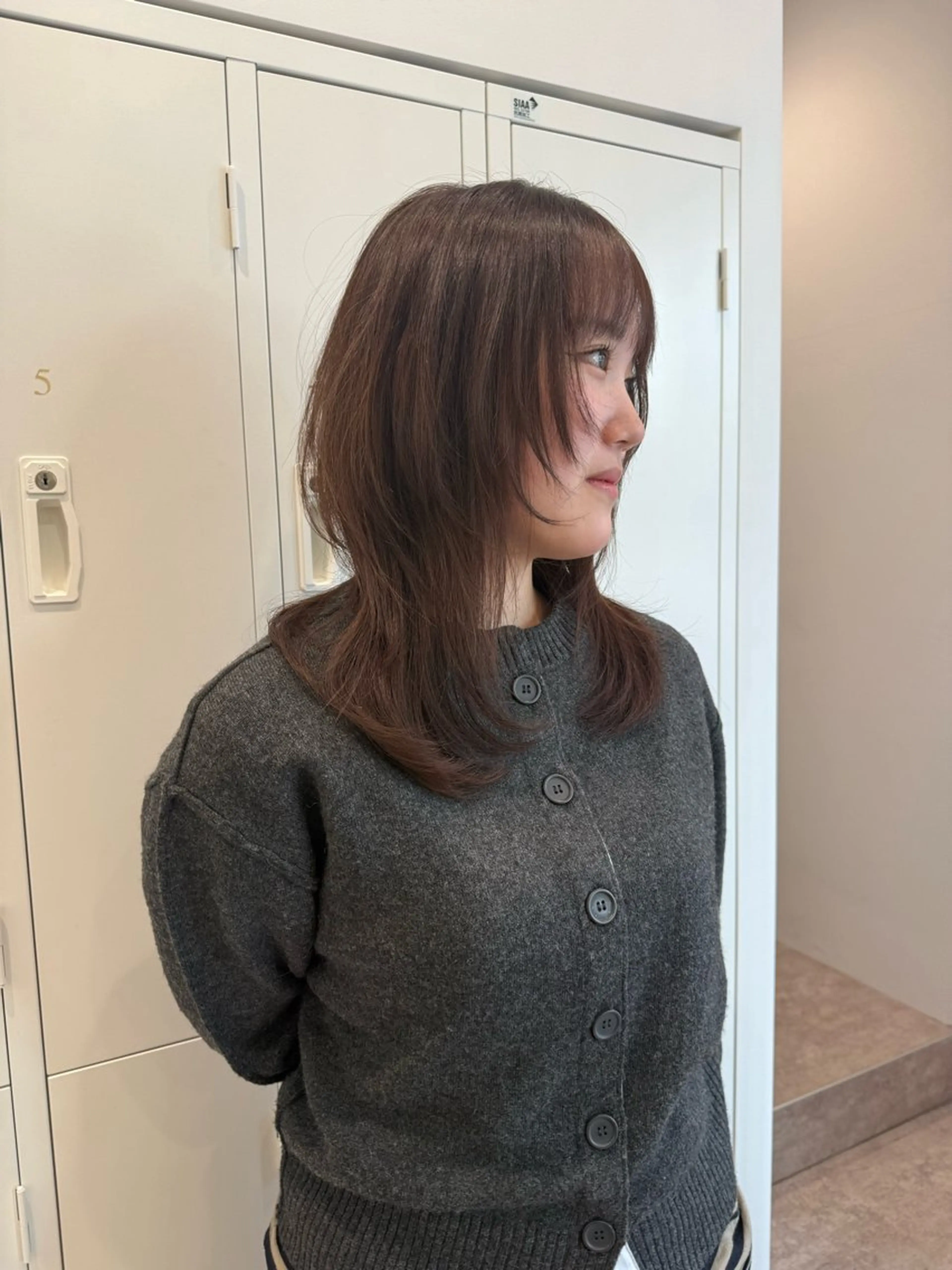 セミロング カット ヘアカラー 🍀立川/艶髪/レイ ヤーmihiro🍀のヘアスタイル