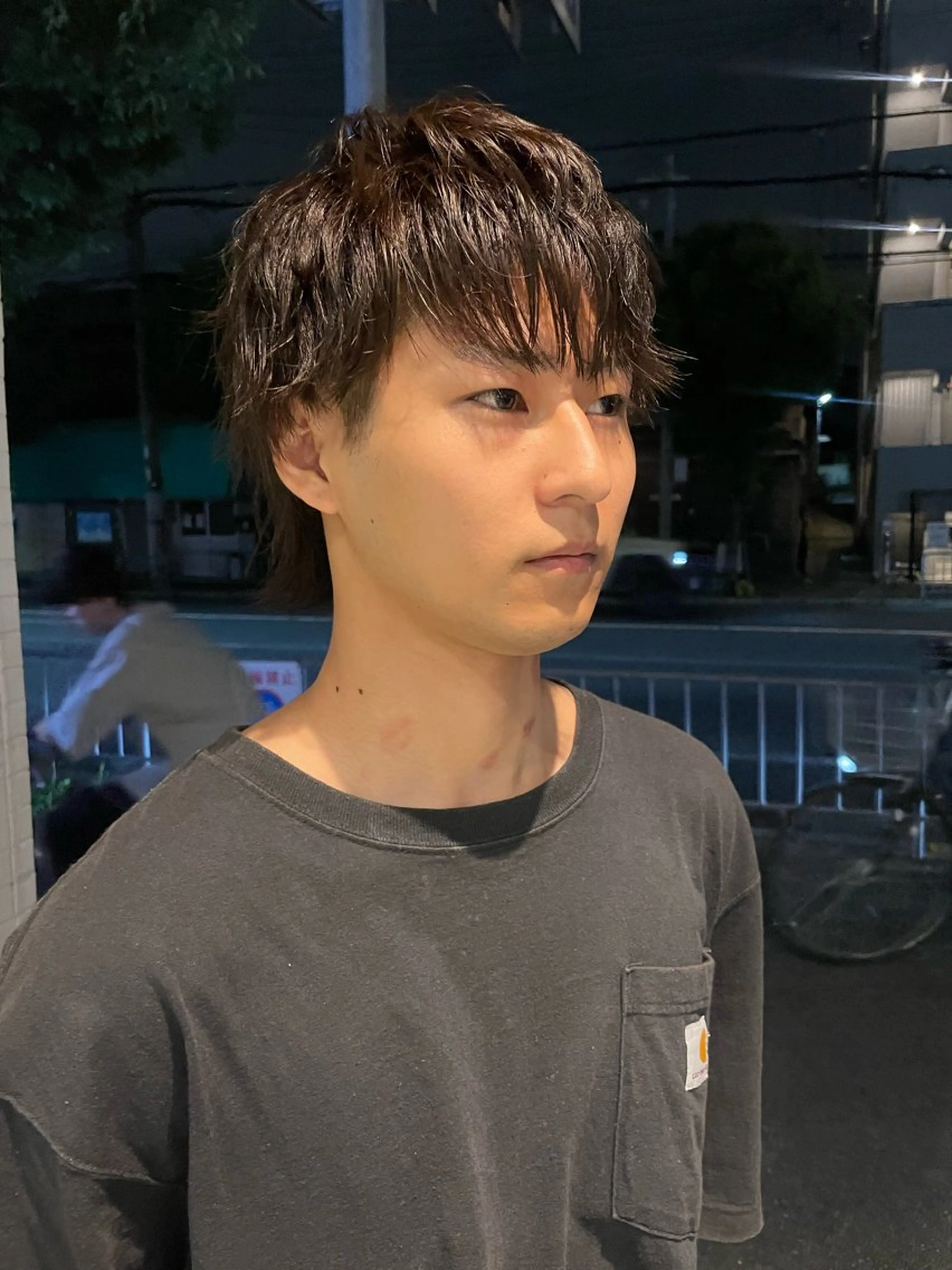 ショート パーマ/透明感カラー 小松のヘアスタイル