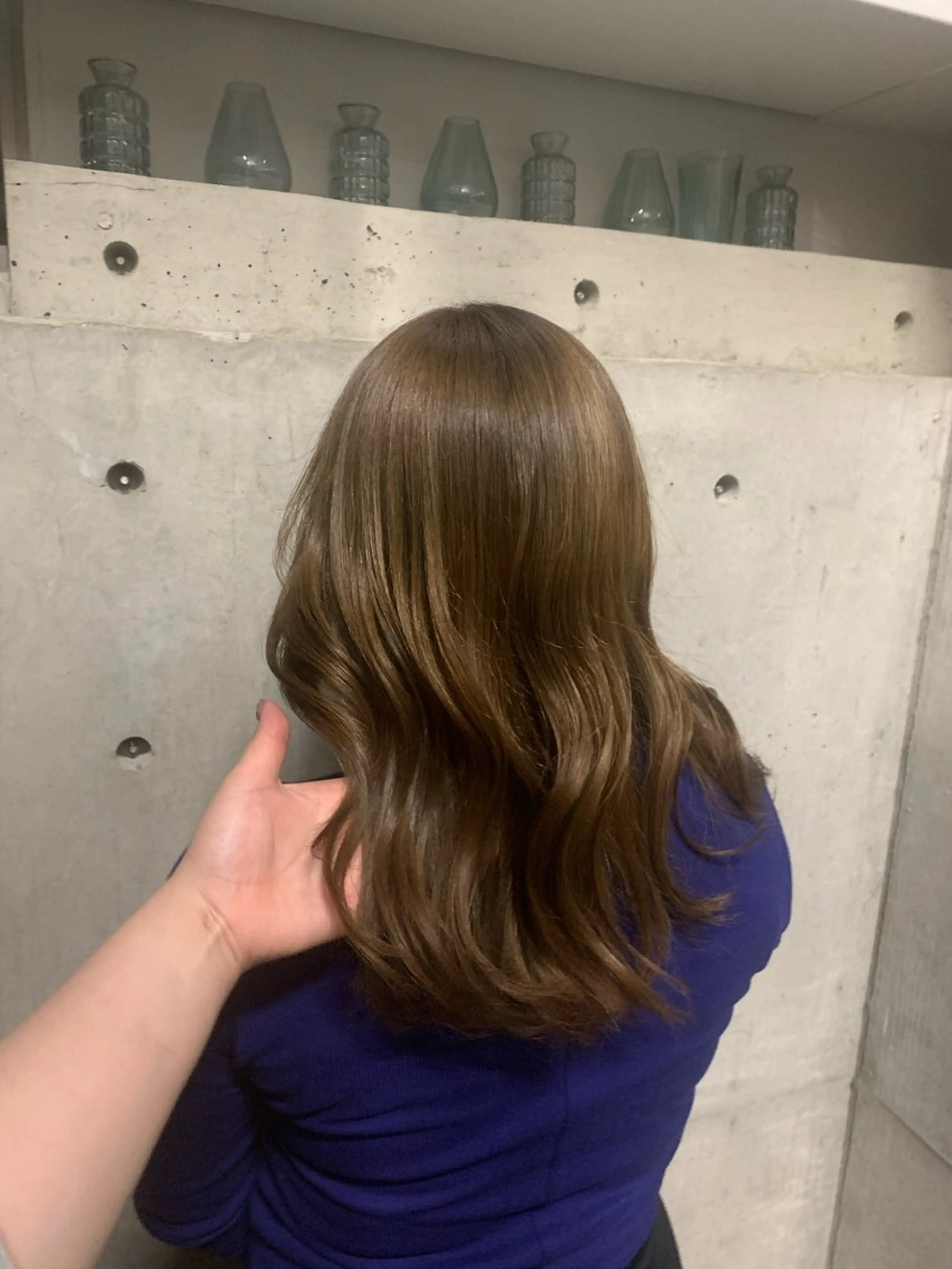 ミディアム 御器所／髪質 改善カラー／まりえのヘアスタイル