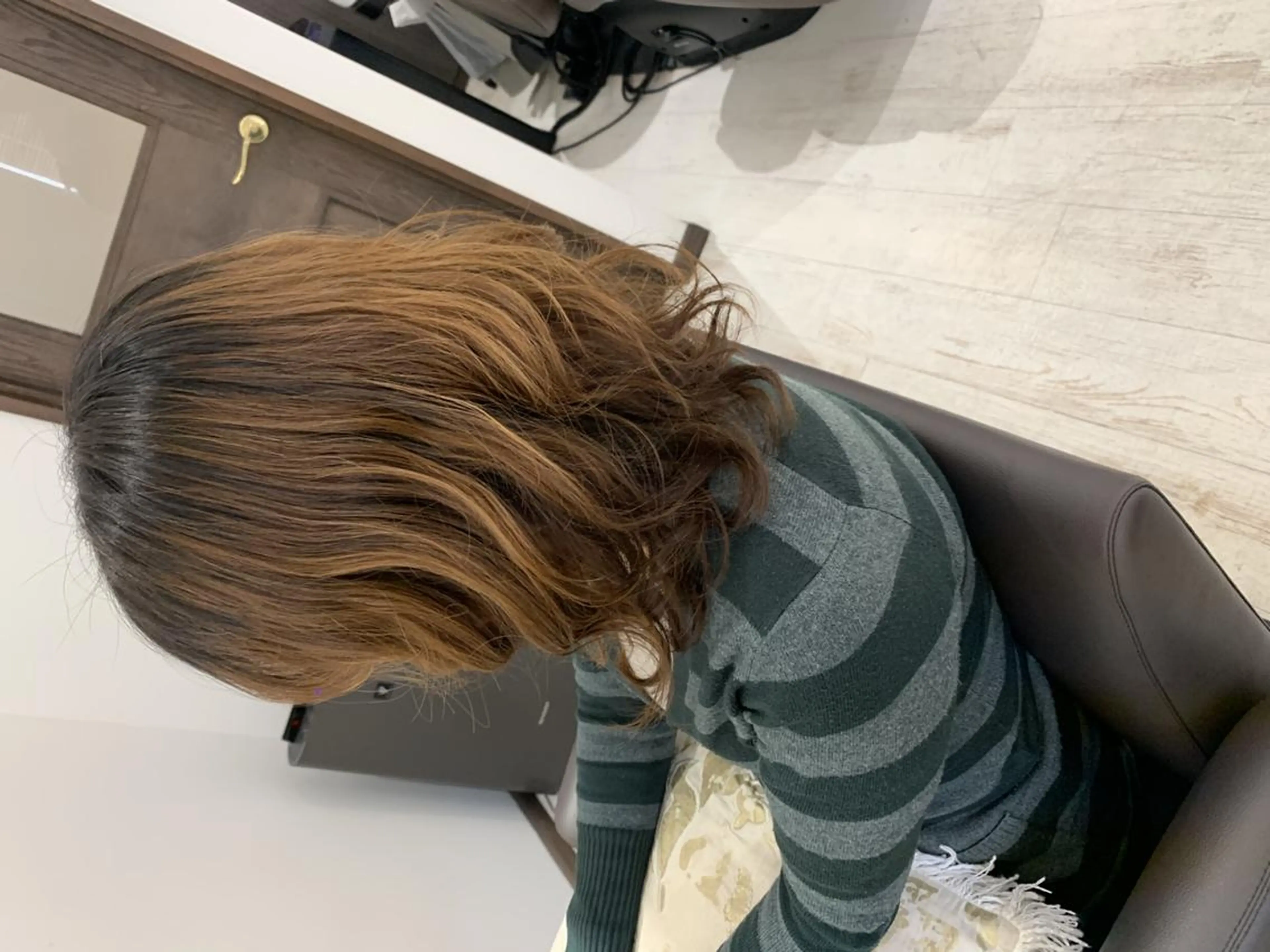 ミディアム パーマ 瀬尾 由希菜のヘアスタイル