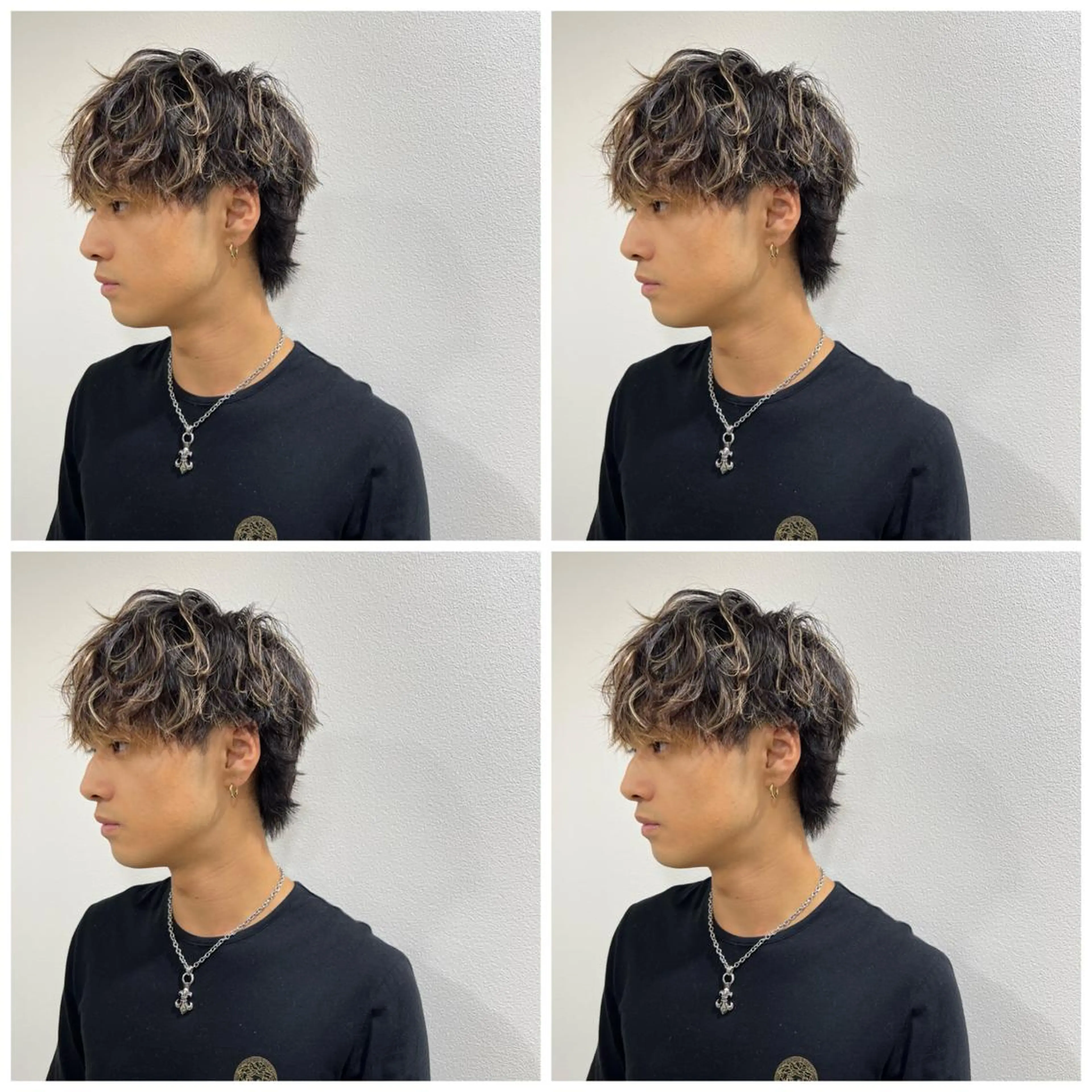 カラー パーマ メンズ 心斎橋メンズサロン リベルテグリットのヘアスタイル