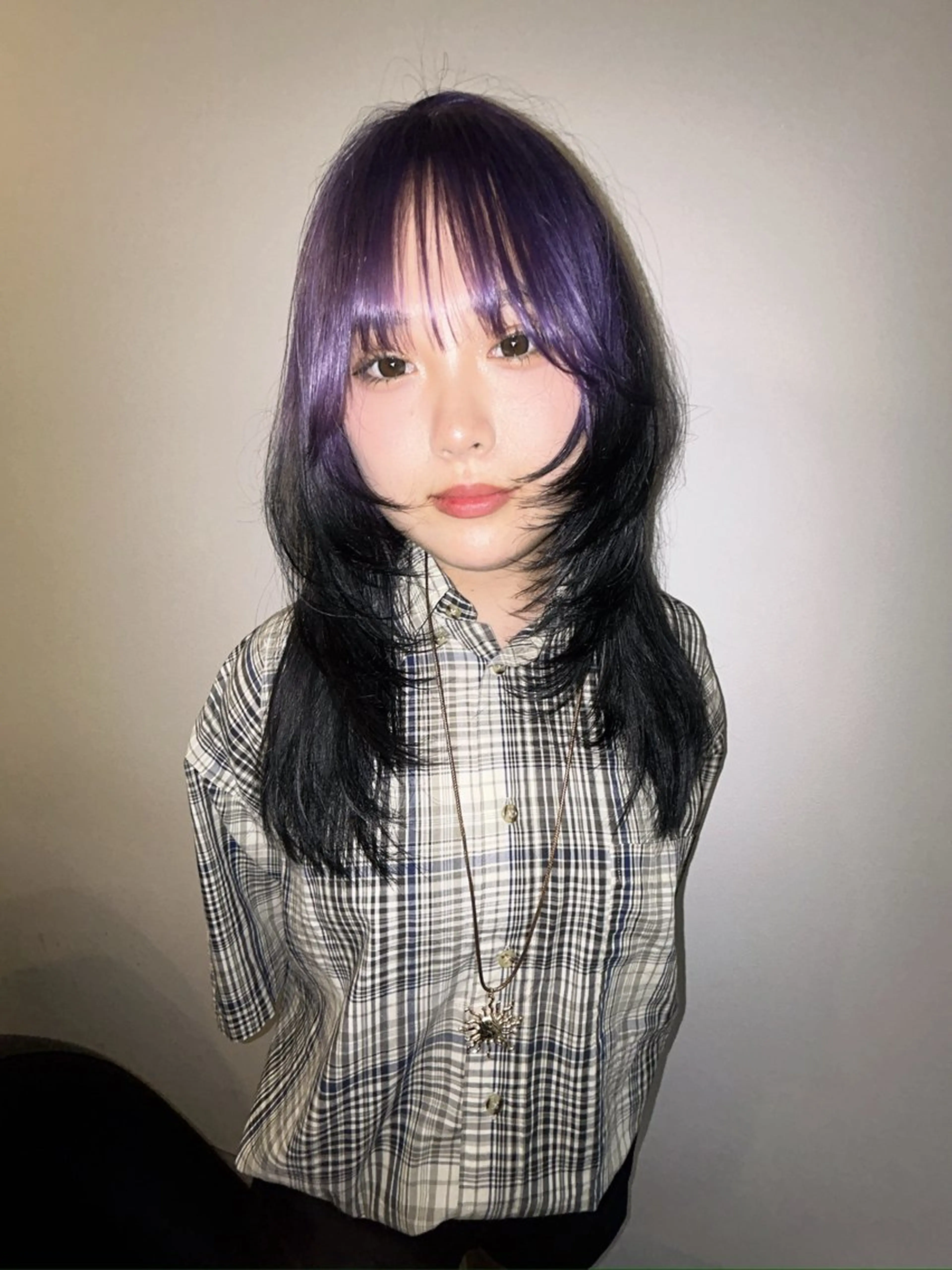 ロング カラー ブリーチ 綺星 ハイトーン/デザインのヘアスタイル