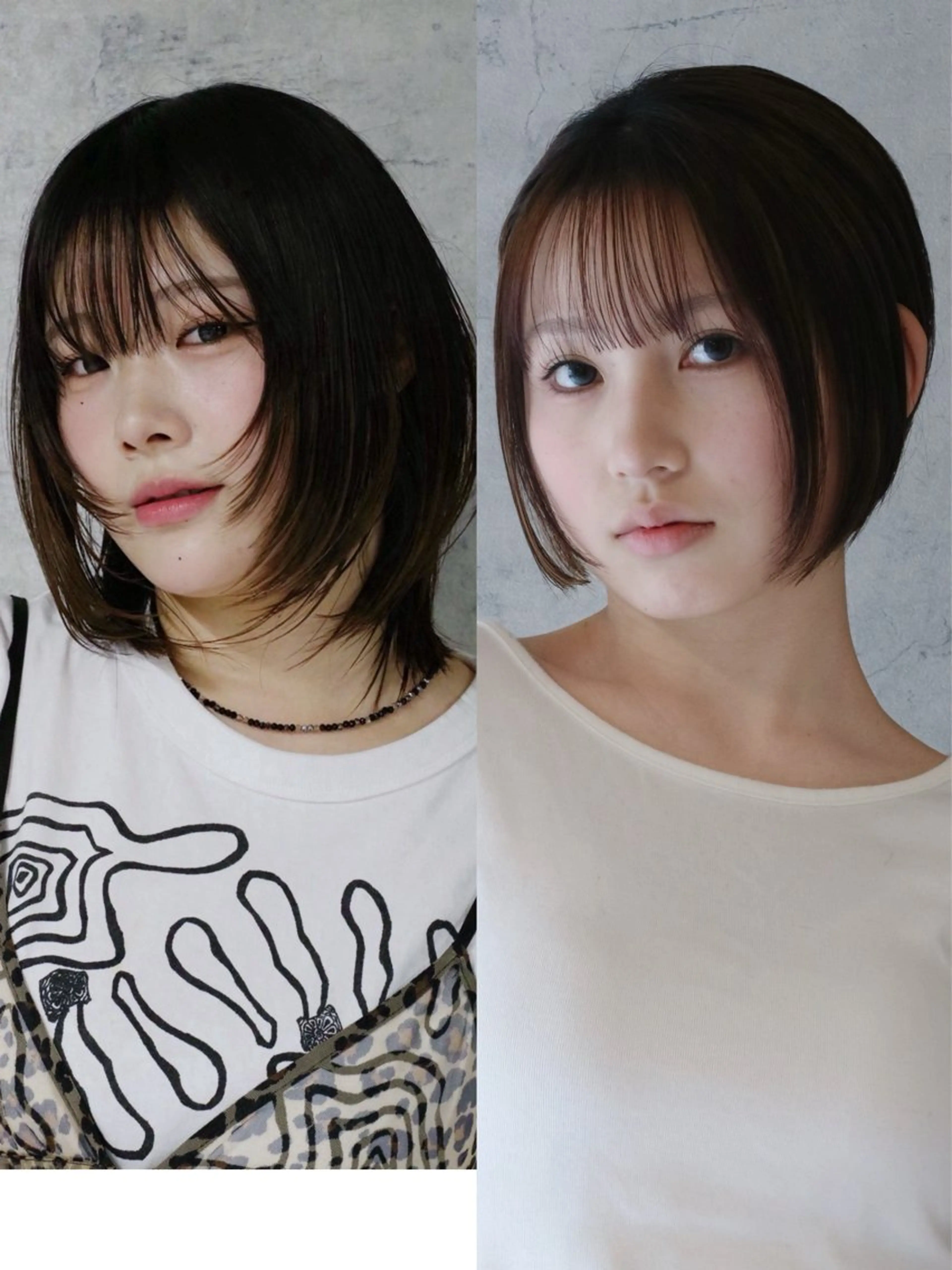 ミディアム レイヤーカット カット 鈴木 彩女のヘアスタイル