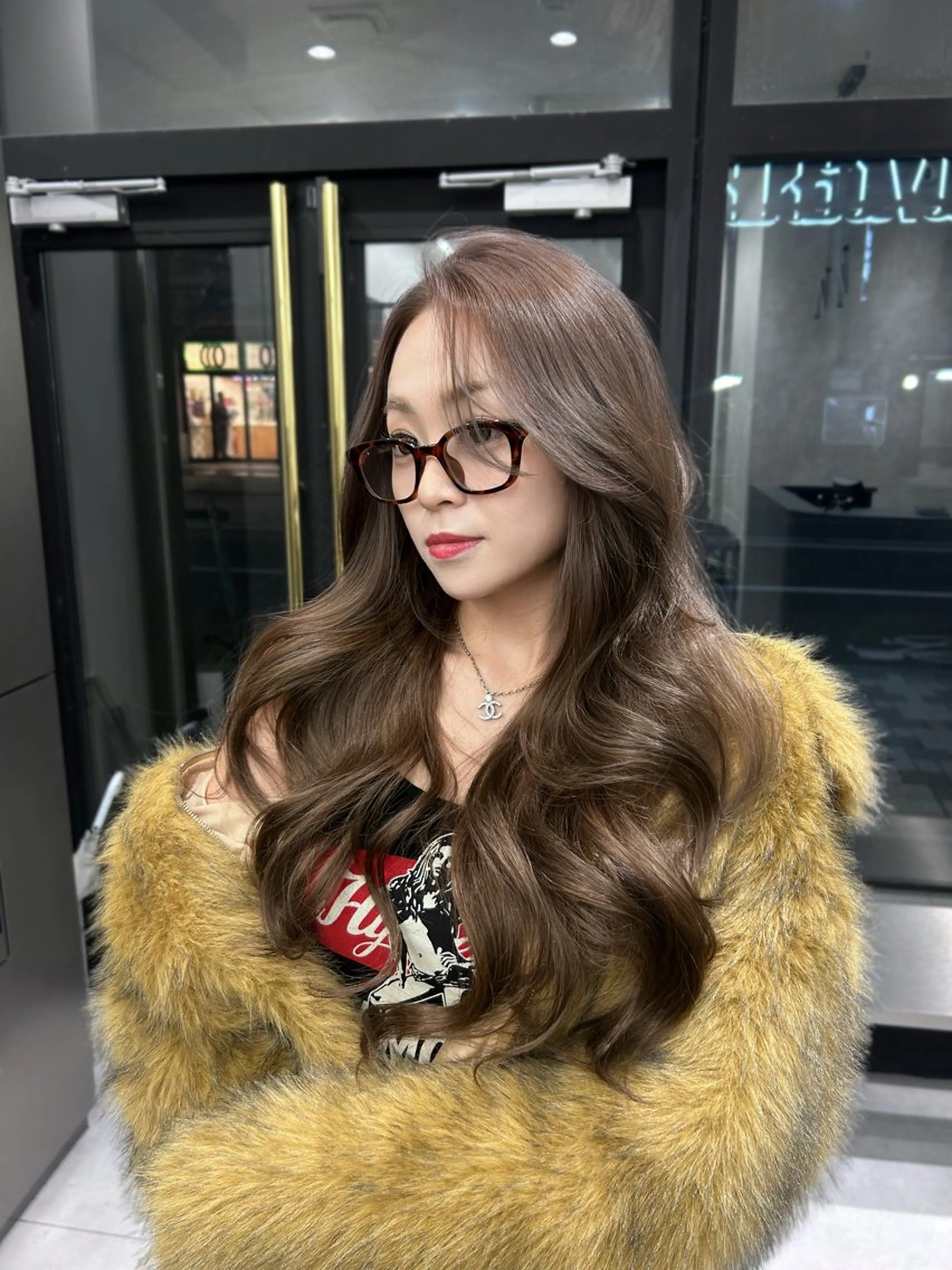 ロング レイヤーカット カット ヘアカラー トリートメント 大人レイヤー/艶美髪 🇺🇸TOMONAのヘアスタイル