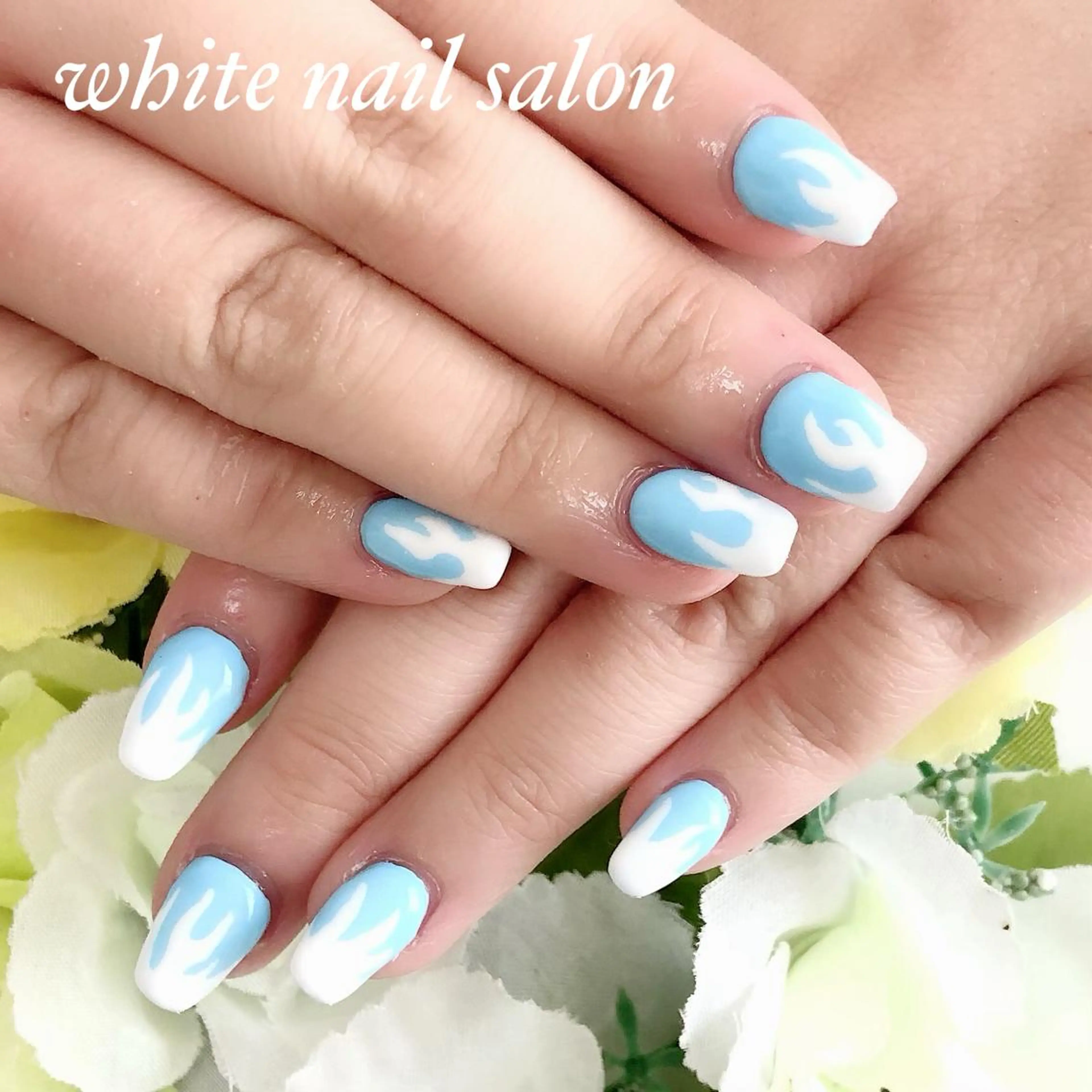 ネイル アートネイル フレンチネイル ジェルネイル ハードジェル 持ち込み ハンドネイル white nail salonのネイルデザイン