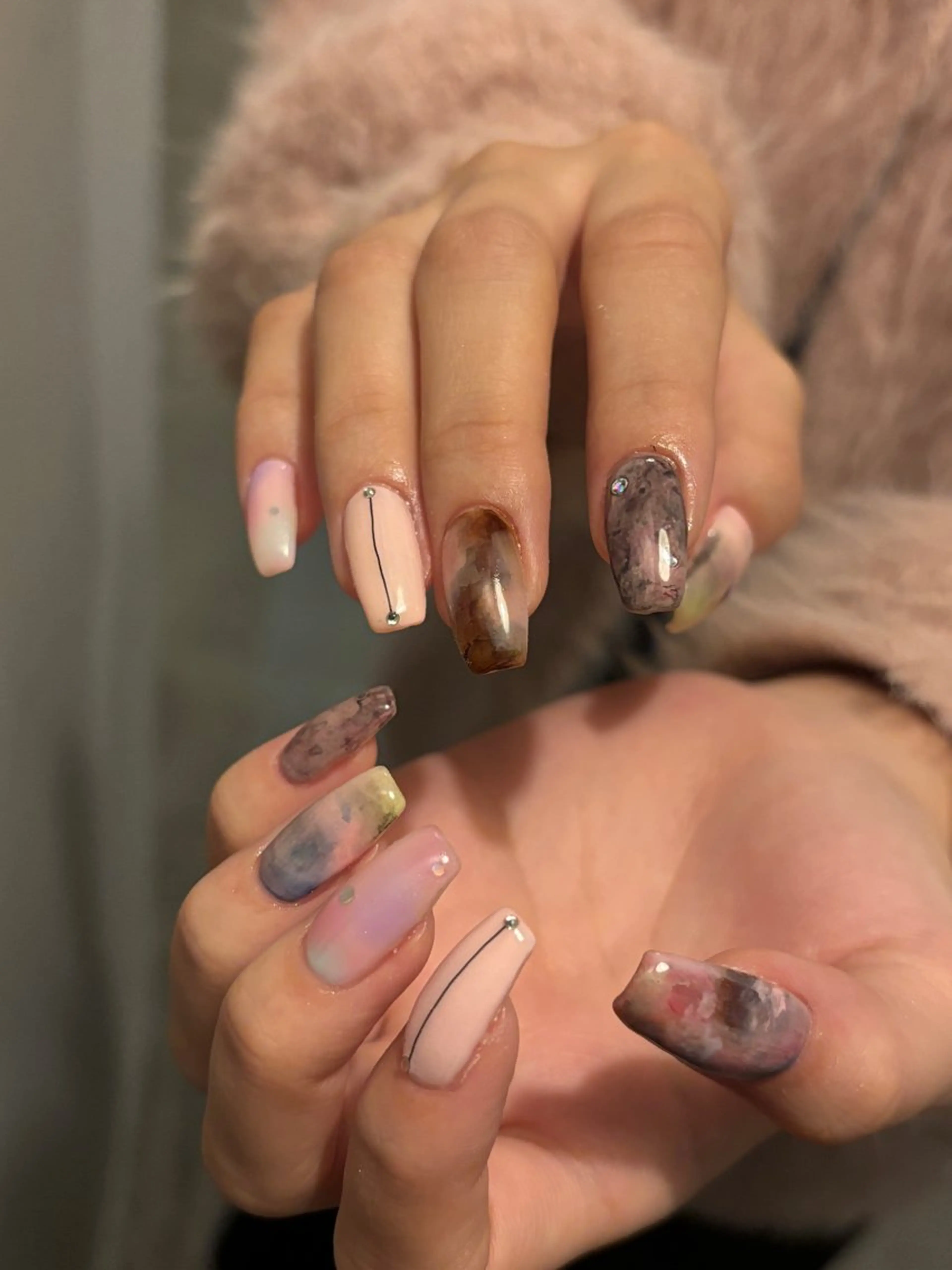 ネイル 春ネイル ハンドネイル sister  mohawk所属・chika ／ nailのネイルデザイン