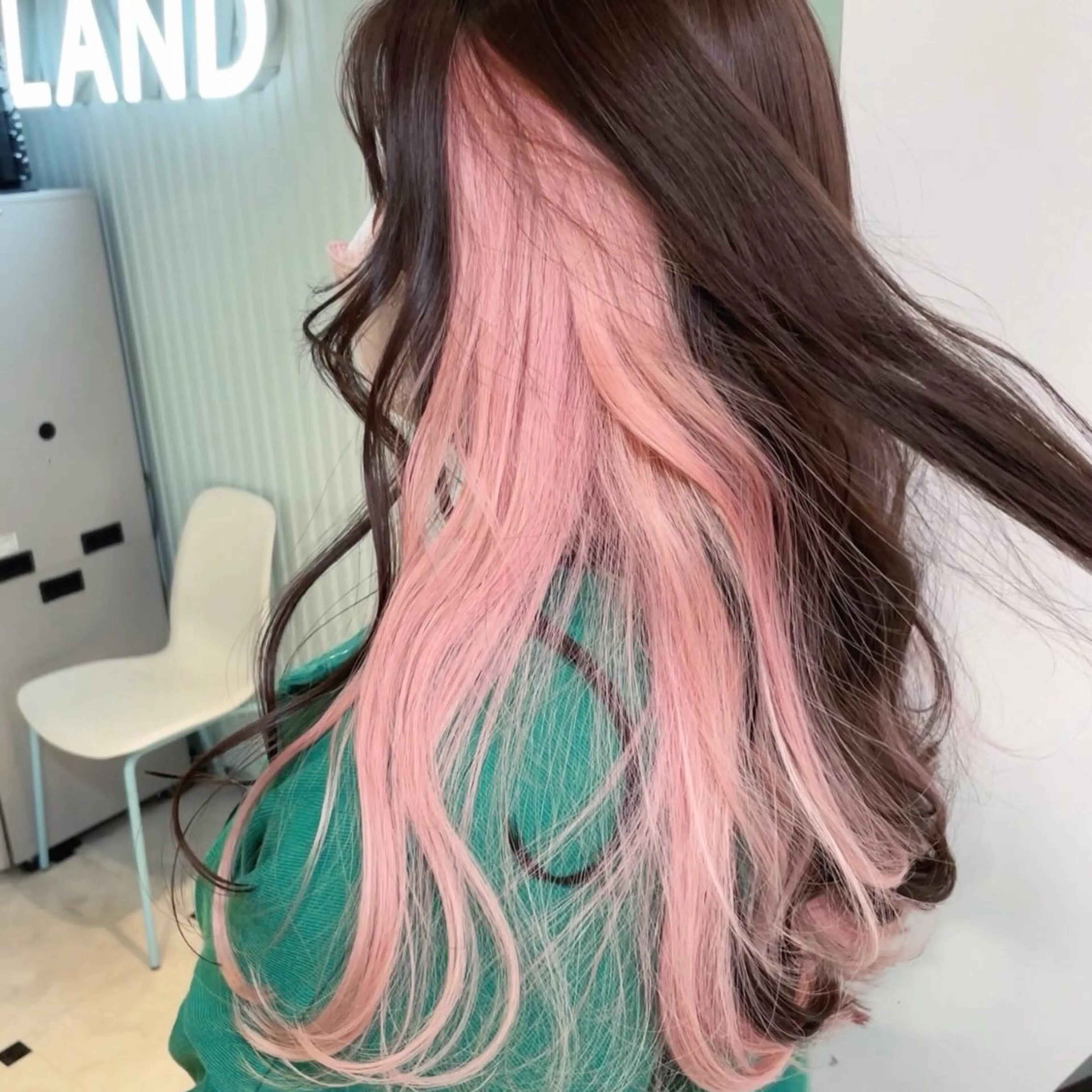 セミロング カラー ヘアアレンジ ヘアカラー くれは/池袋/ カラー/髪質改善のヘアスタイル