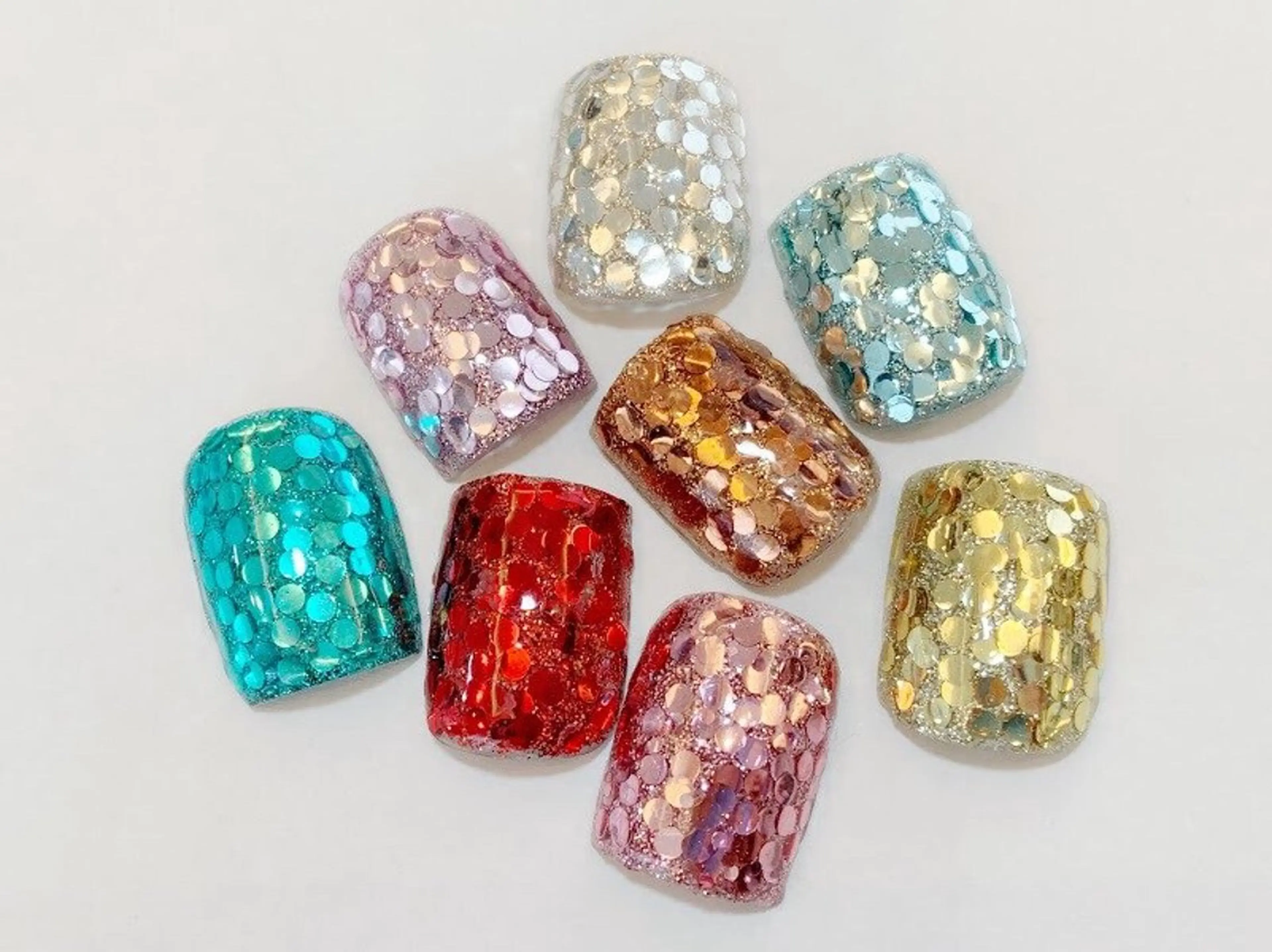 【フットジェル】初回オフ無料 ホロしきつめフットネイル新規9,980再来10,980の写真