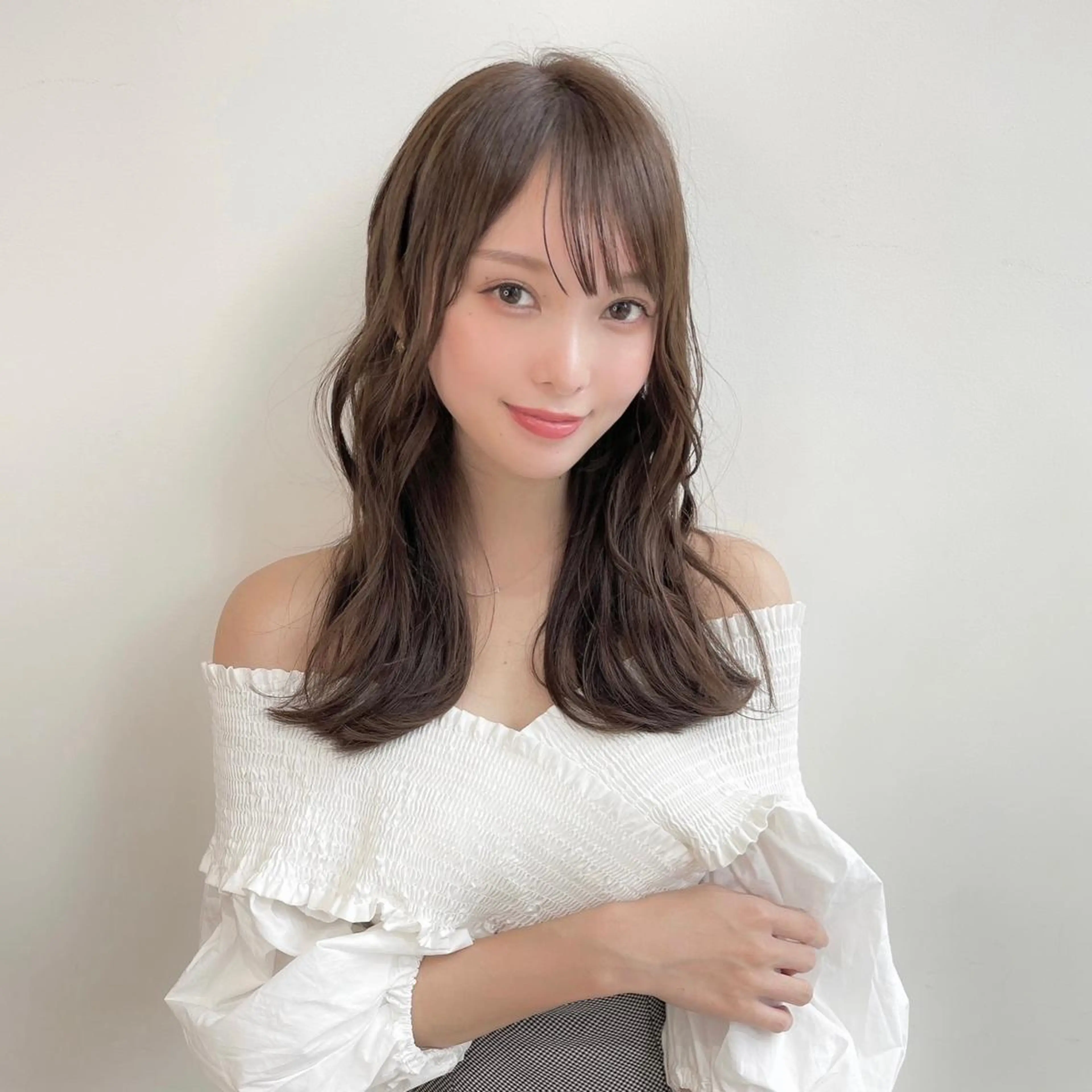 セミロング カラー 🍎ハイトーンカラー /MANA🍎のヘアスタイル