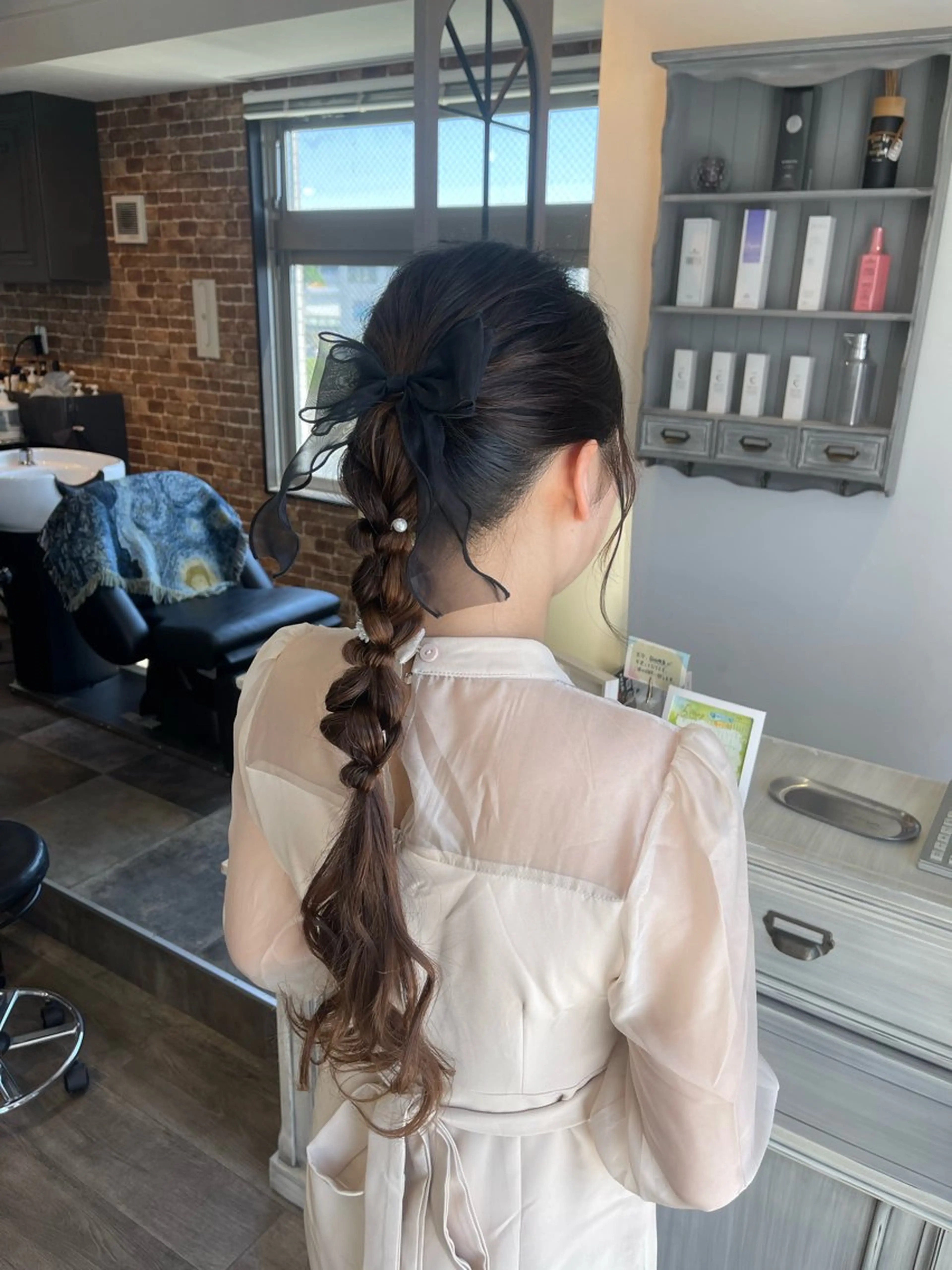 ロング ヘアアレンジ ヘアセット Felice Erikaのヘアスタイル