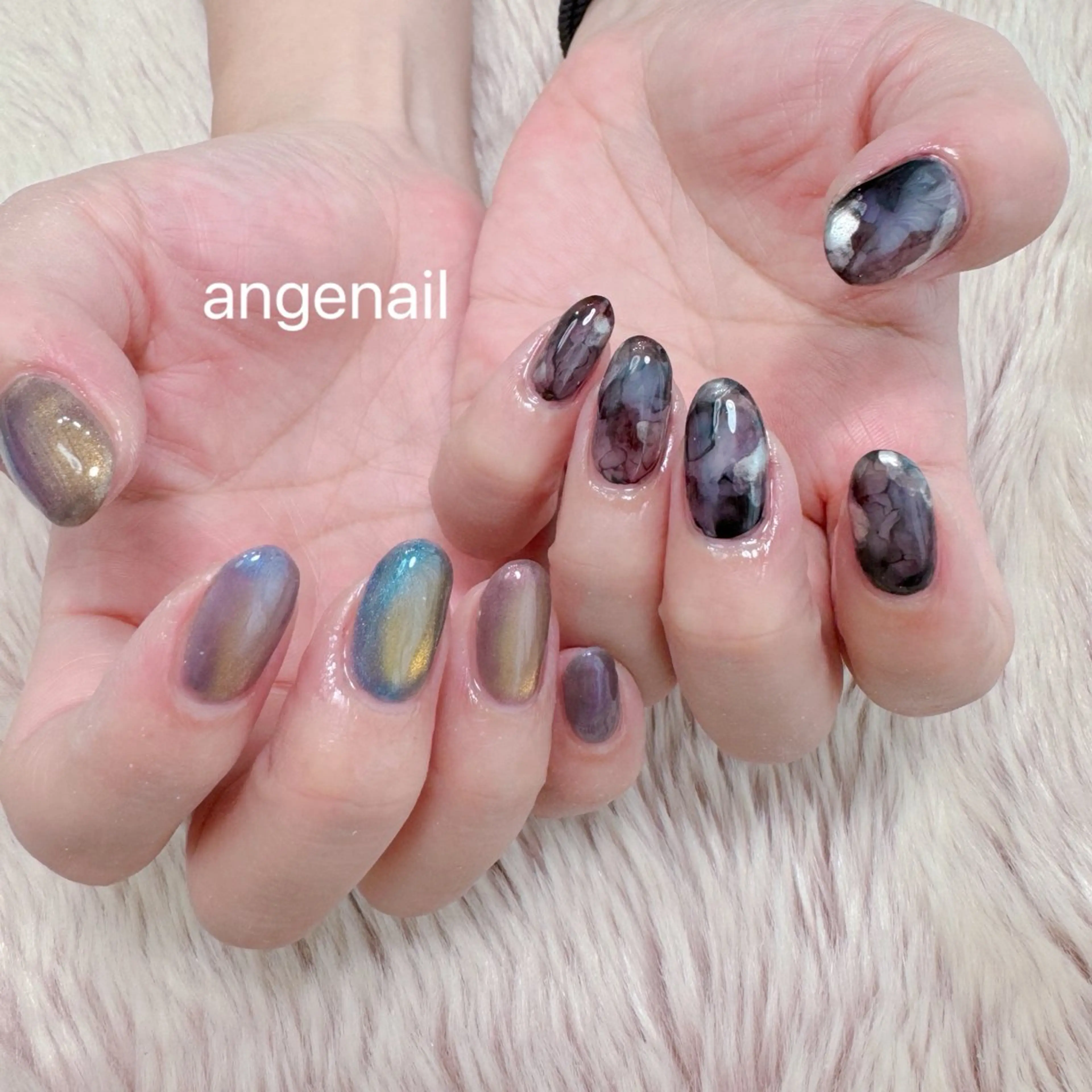 ネイル ハンドネイル オーナーネイリスト MAKIのネイルデザイン