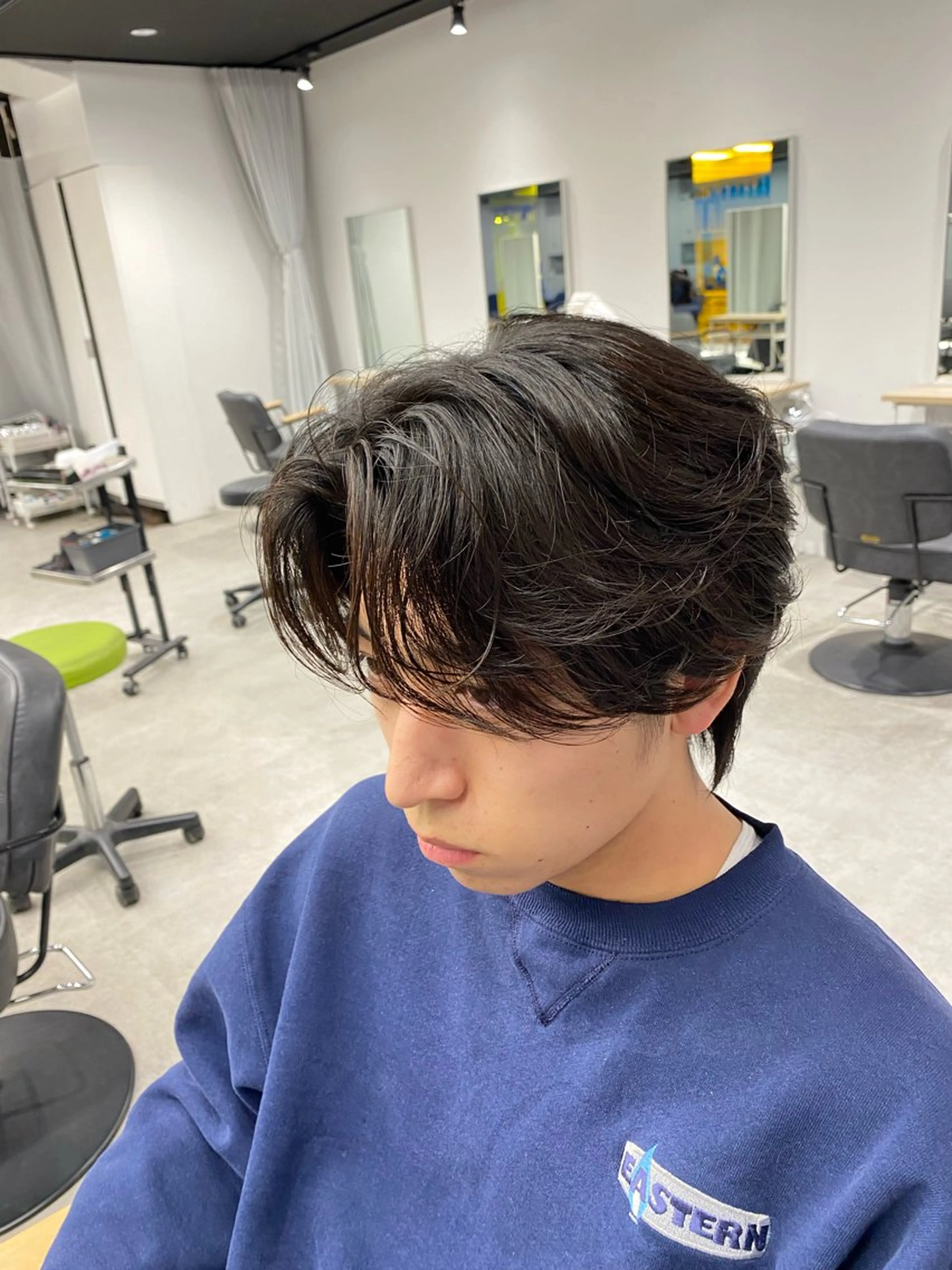 パーマ メンズ カット パーマ シャドウパーマ/ ルーズパーマ/メンズのヘアスタイル