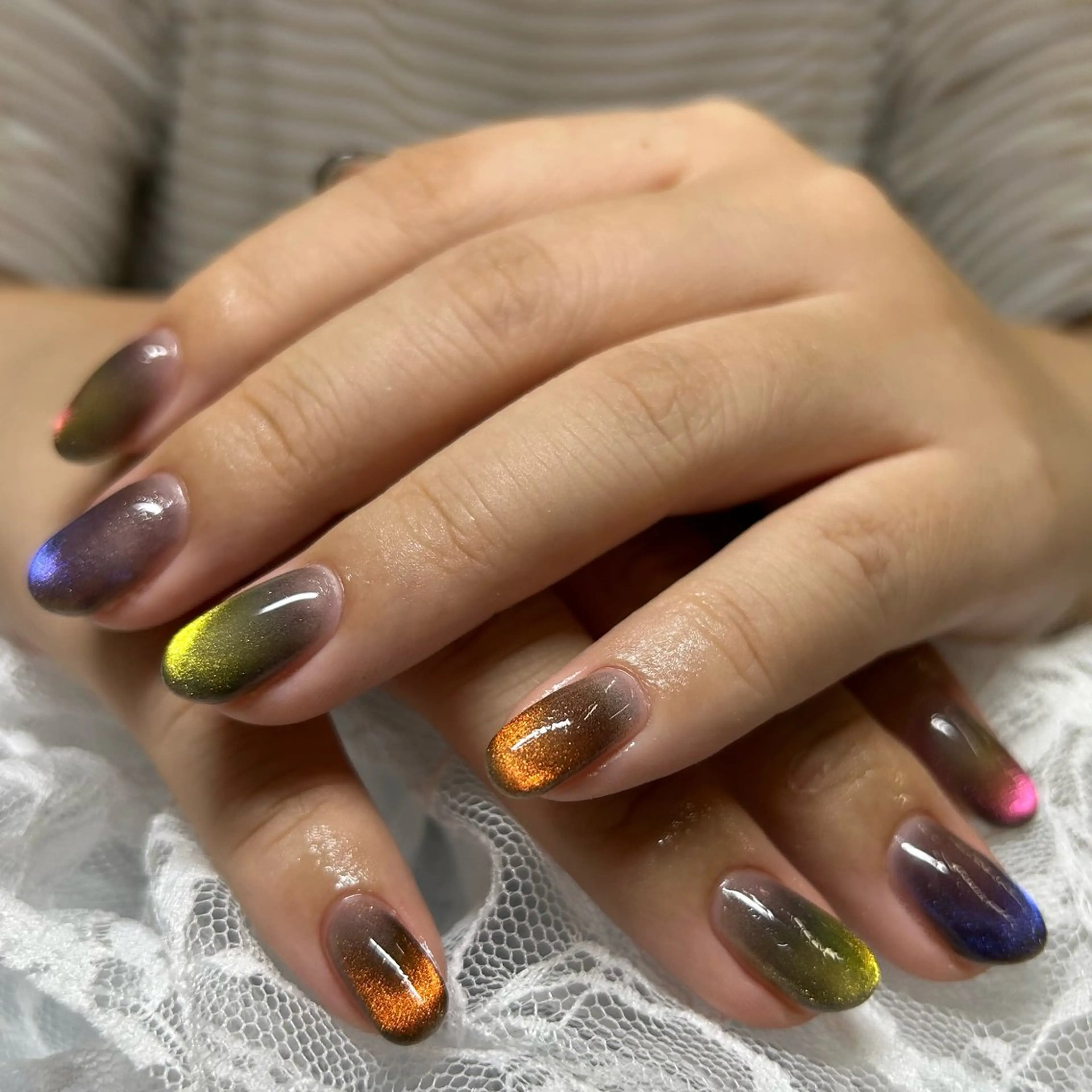 ネイル ハンドネイル AIushe平井店 ななみのネイルデザイン